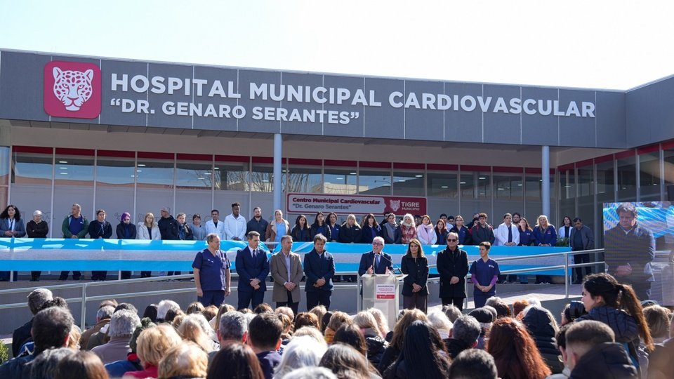 Julio Zamora inauguró el Hospital Municipal de Medicina Cardiovascular "Dr. Genaro Serantes"  | En Tigre centro 