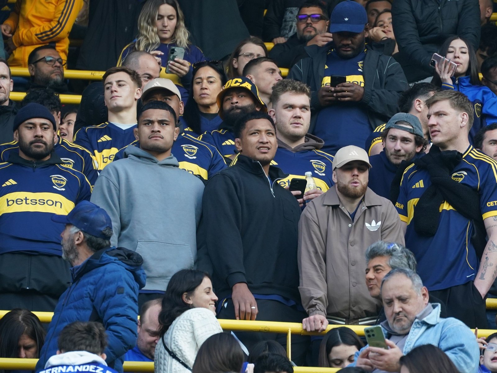 Los All Blacks fueron a la Bombonera y ya palpitan el duelo con Los Pumas