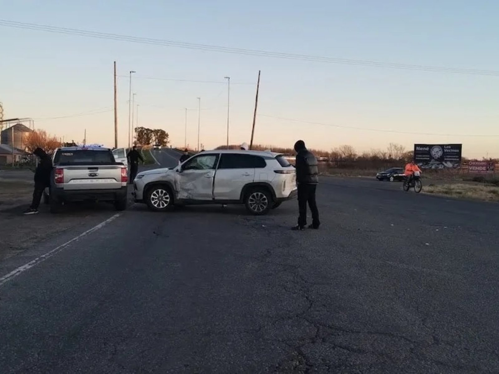 Los detuvieron por los incidentes en el partido con Independiente, quedaron libres y chocaron cuando volvían a Chile