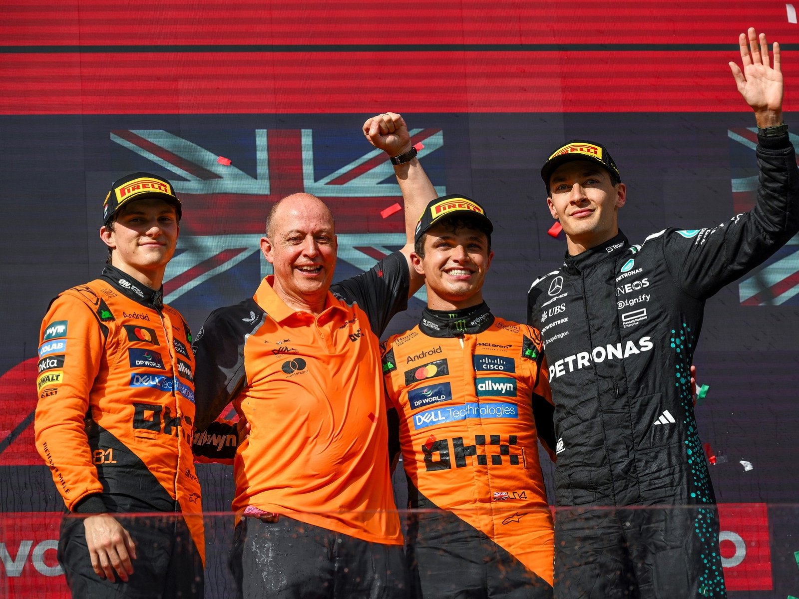 Norris le ganó a Piastri el duelo de McLaren para recortar distancia y Colapinto sufrió