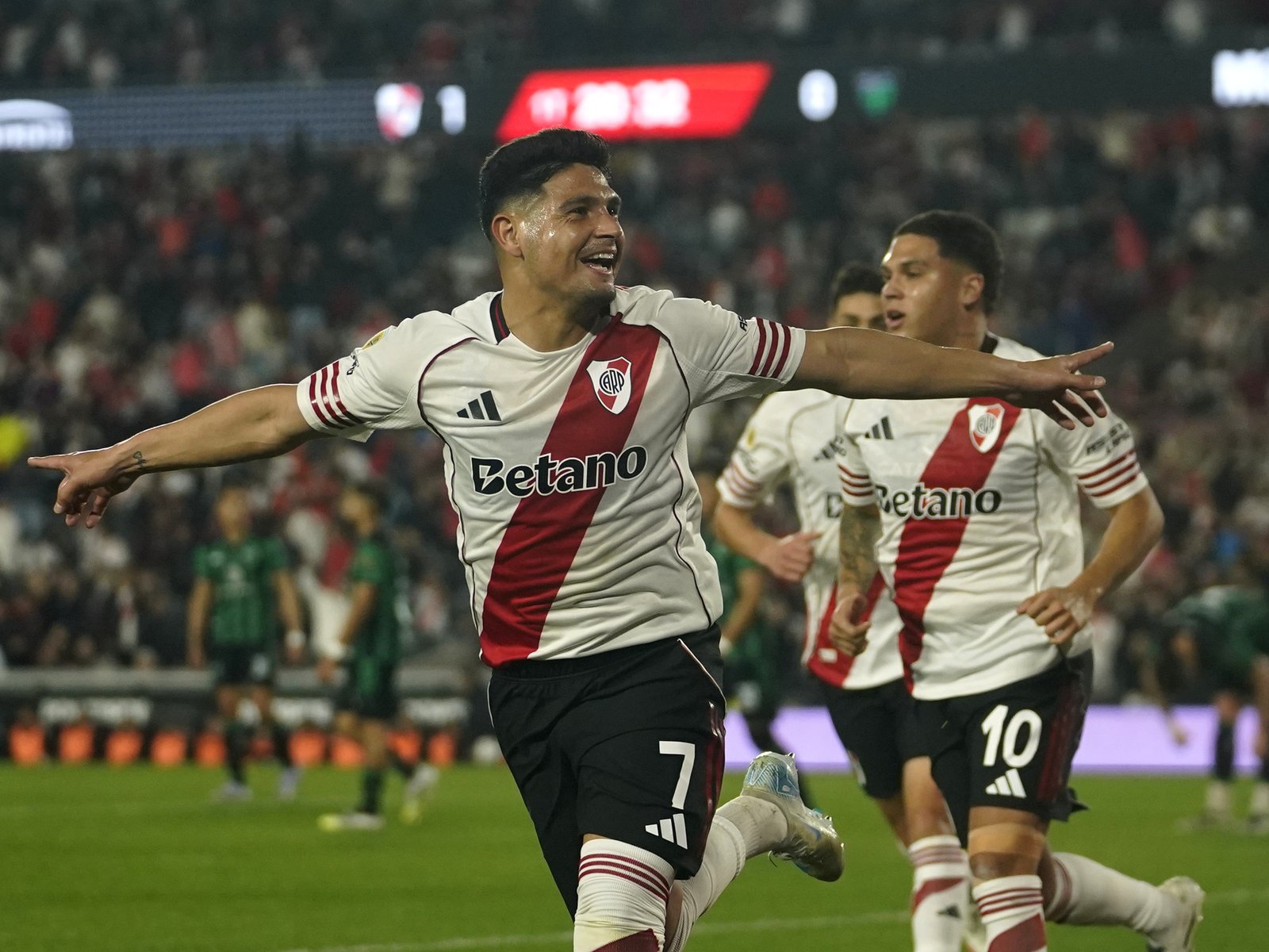 River le ganó 2-0 a San Martín de San Juan, continúa con su buena racha y se mantiene en la cima de su grupo
