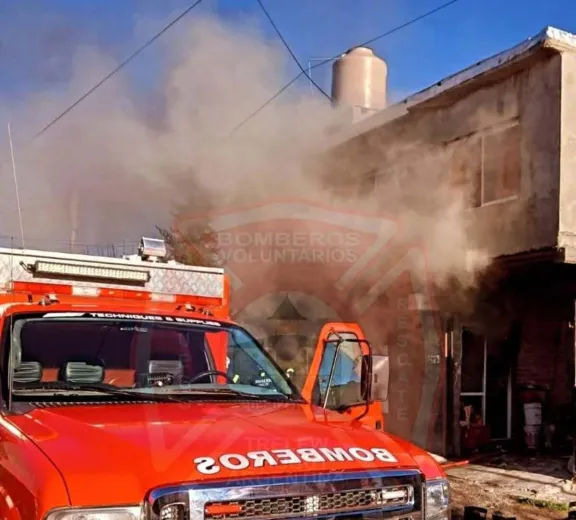 Una vivienda fue destruida por completo en el barrio Santa Catalina