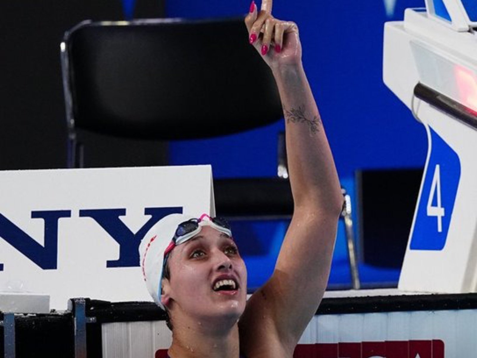 fue plata en los 800 metros libre y se acerca al récord de Delfina Pignatiello