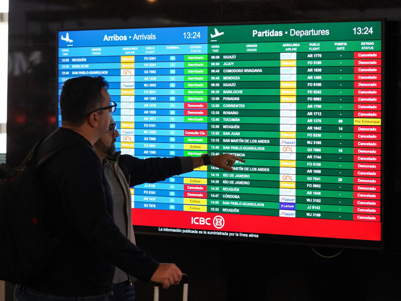 hay 4 mil pasajeros afectados y 42 vuelos cancelados este domingo 24 de agosto