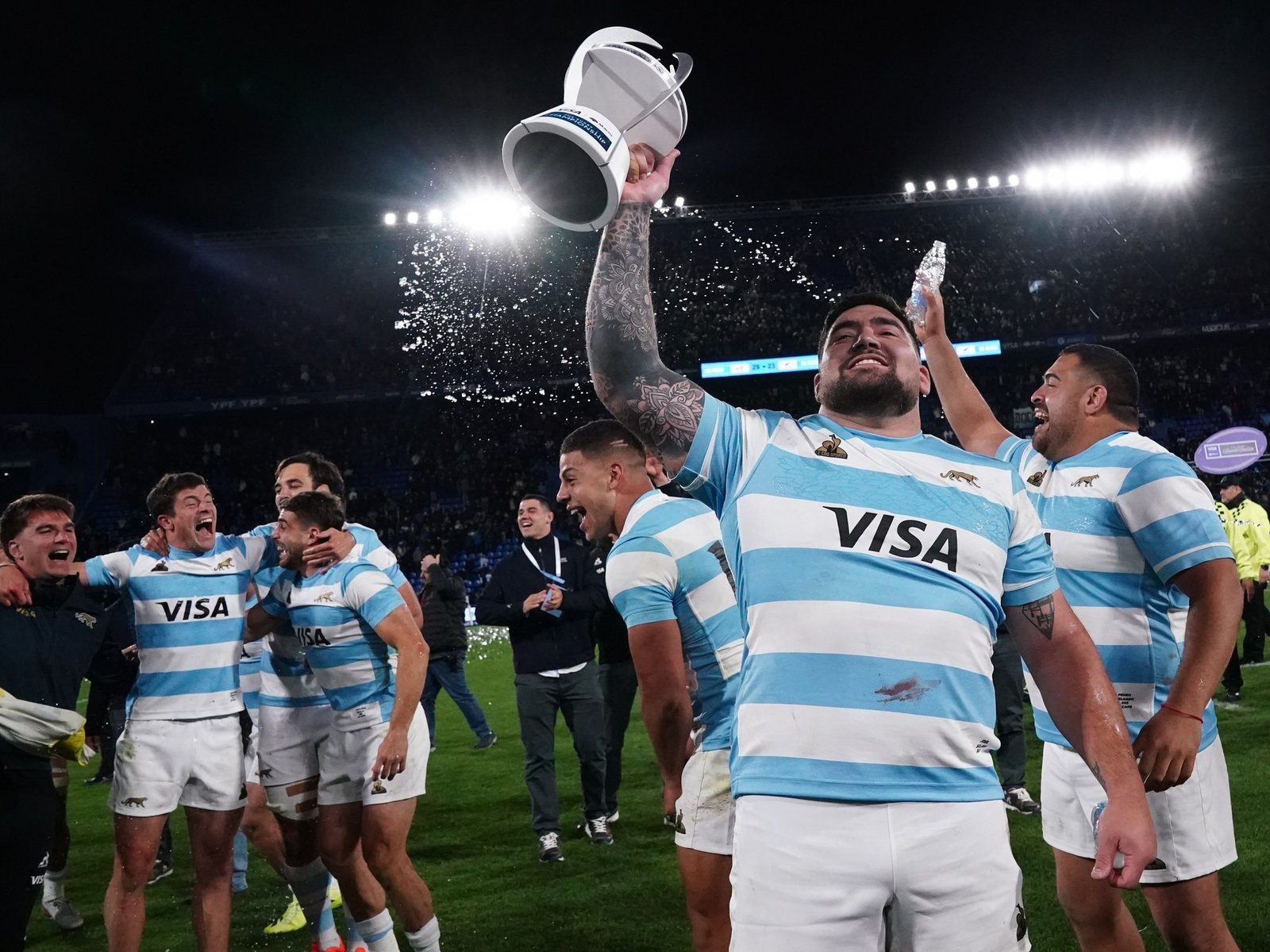 jugaron un partido perfecto y les ganaron a los All Blacks por primera vez en la Argentina