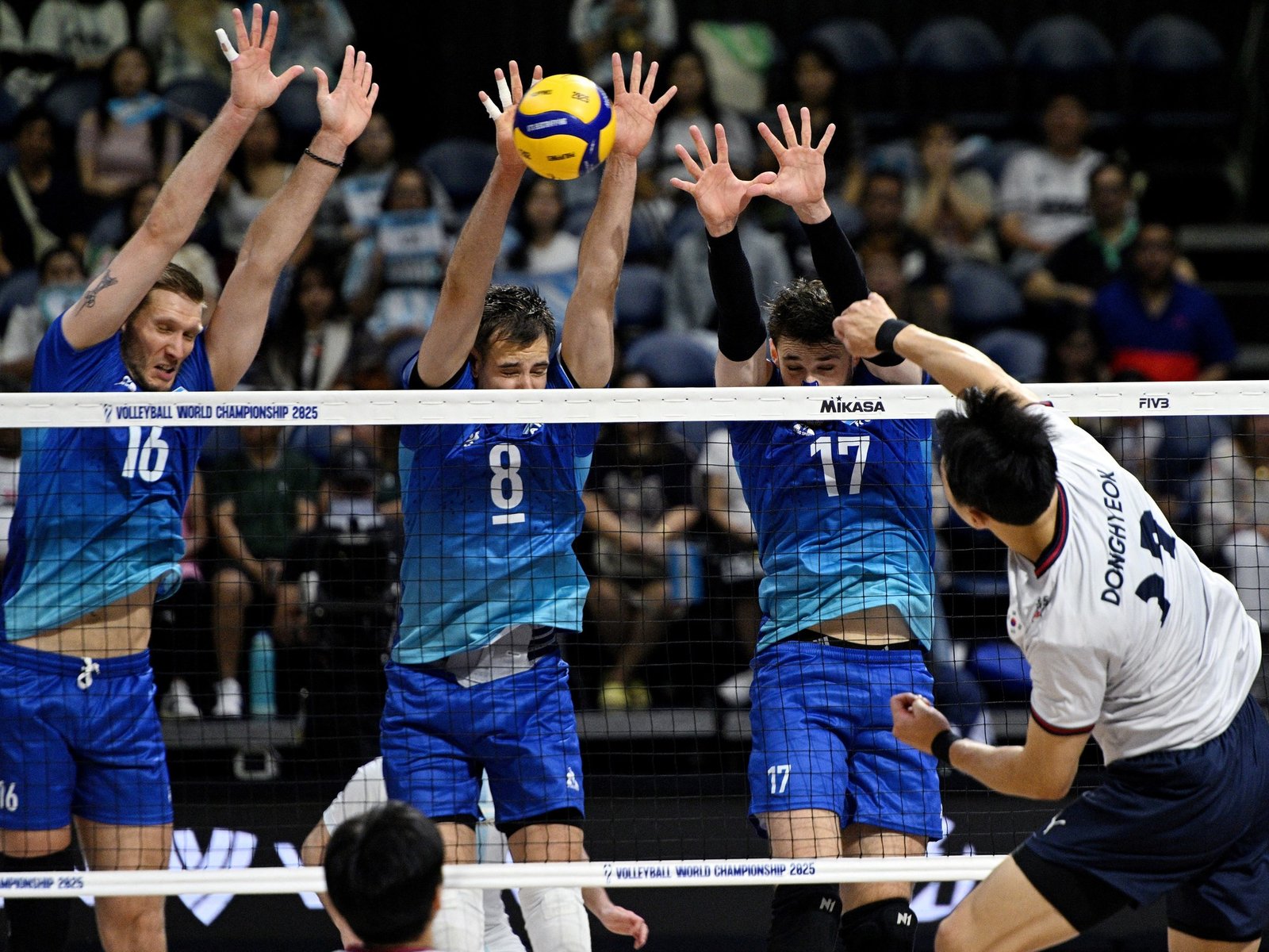 Argentina logró un triunfo clave ante Corea del Sur en el Mundial de Vóleibol de Filipinas