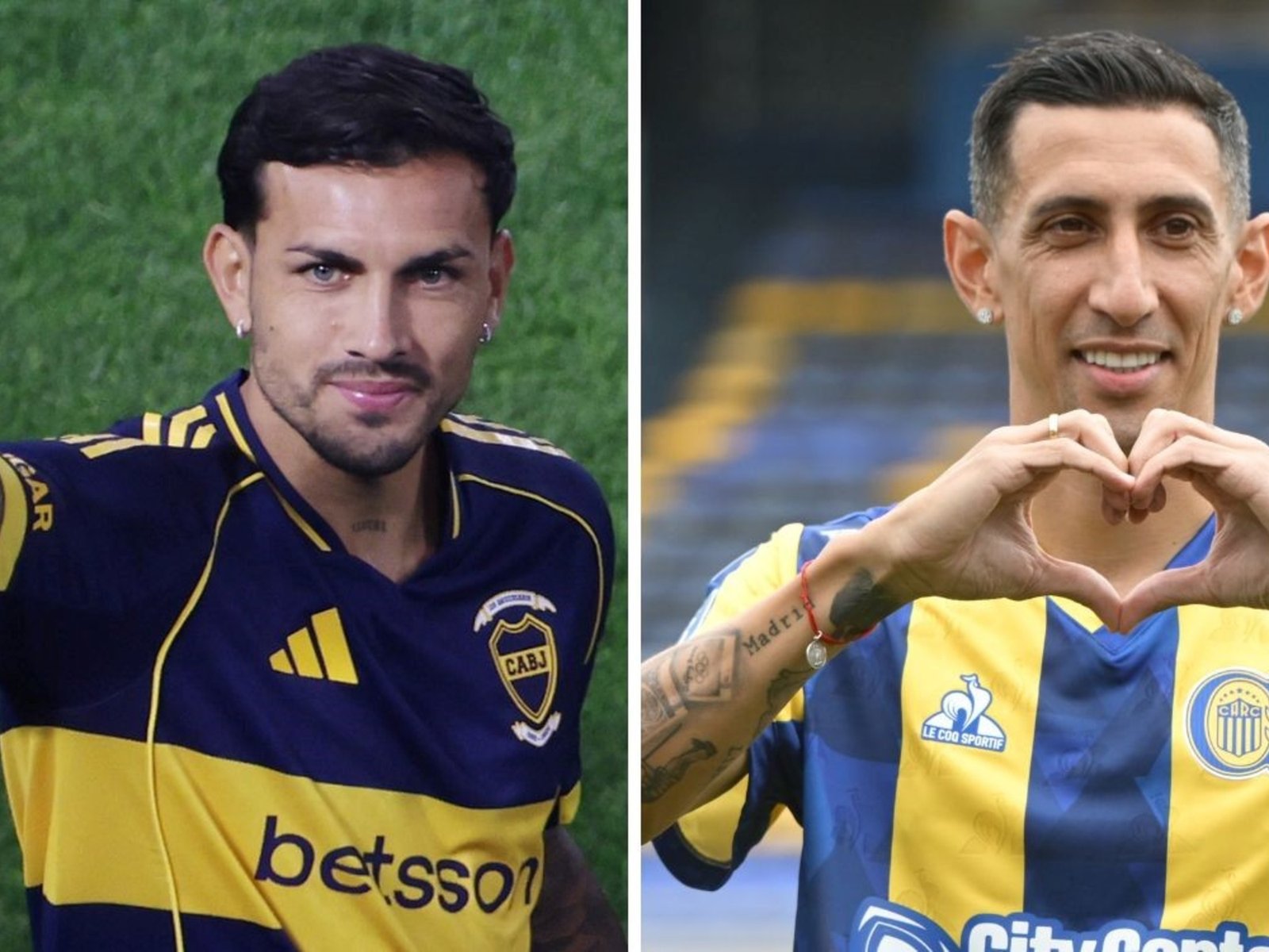 Di María y Paredes frente a frente en el partido más importante del Torneo Clausura 2025
