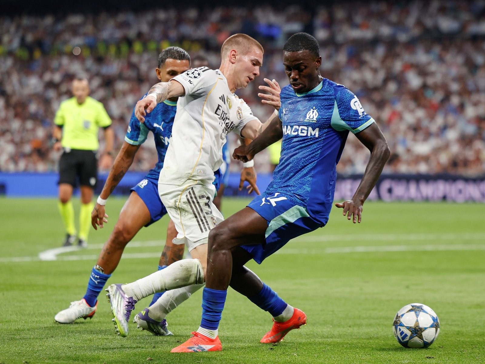 Franco Mastantuono debutó en la Champions con récord y el mundo se ilusiona con la estrella del Real Madrid: “Pertenece a este escenario”
