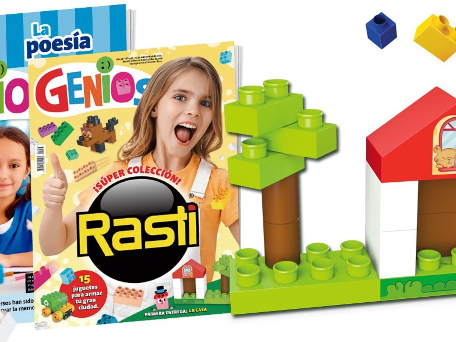 Genios presenta la colección Rasti, con bloquecitos para armar una ciudad