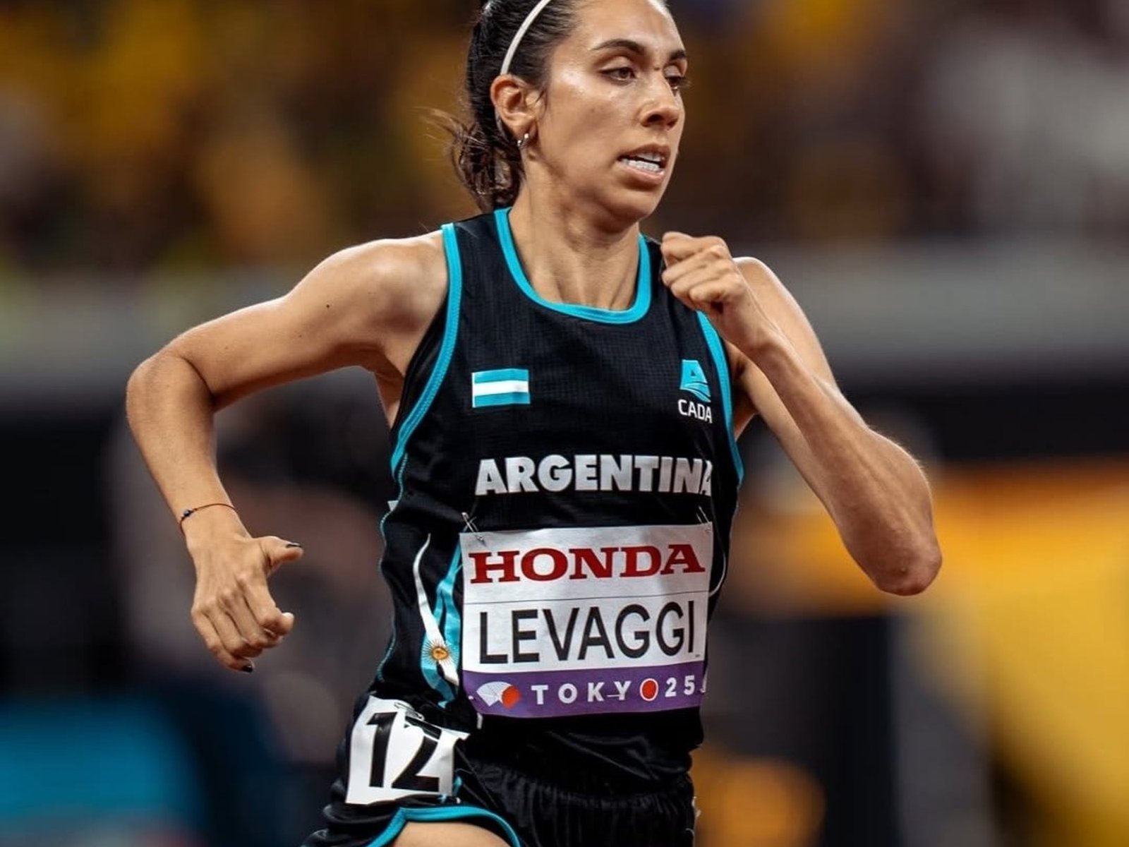 Micaela Levaggi batió el récord argentino de los 1500 metros
