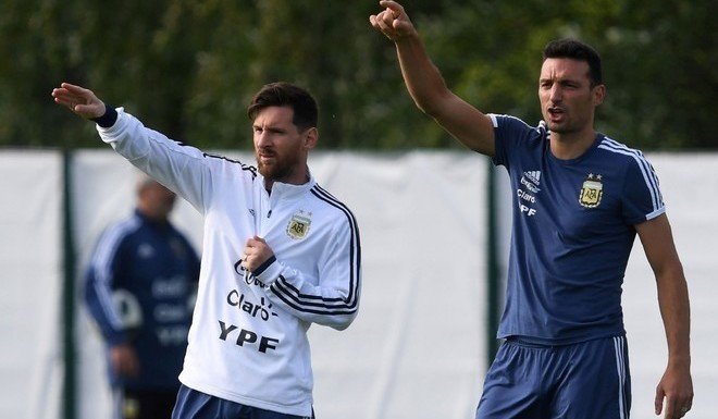 Por qué no jugó Messi el día que debutó Scaloni como técnico de la Selección :: Olé