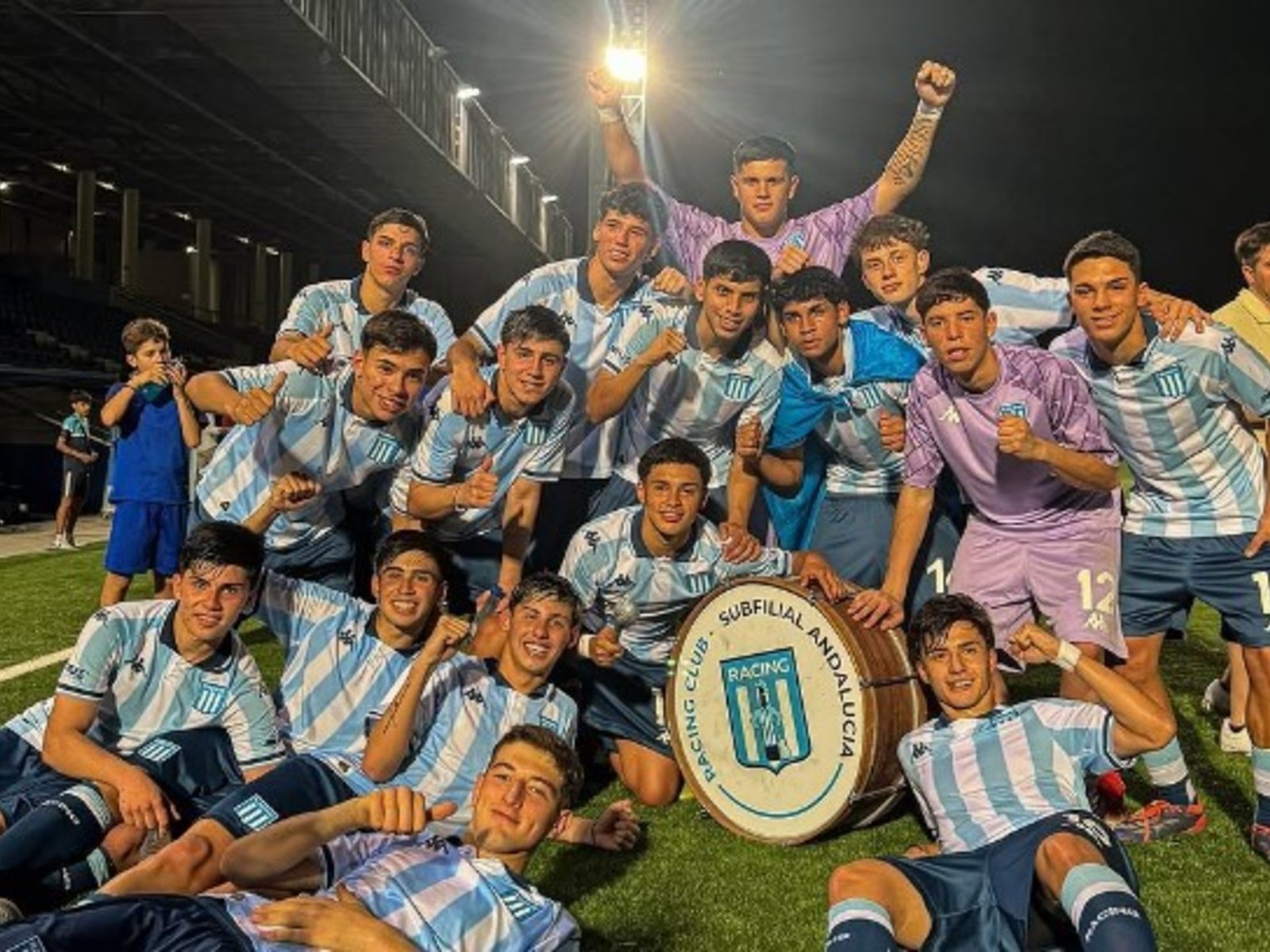 Racing le ganó al Real Madrid y se clasificó a la final del Mundial de Clubes Sub 18
