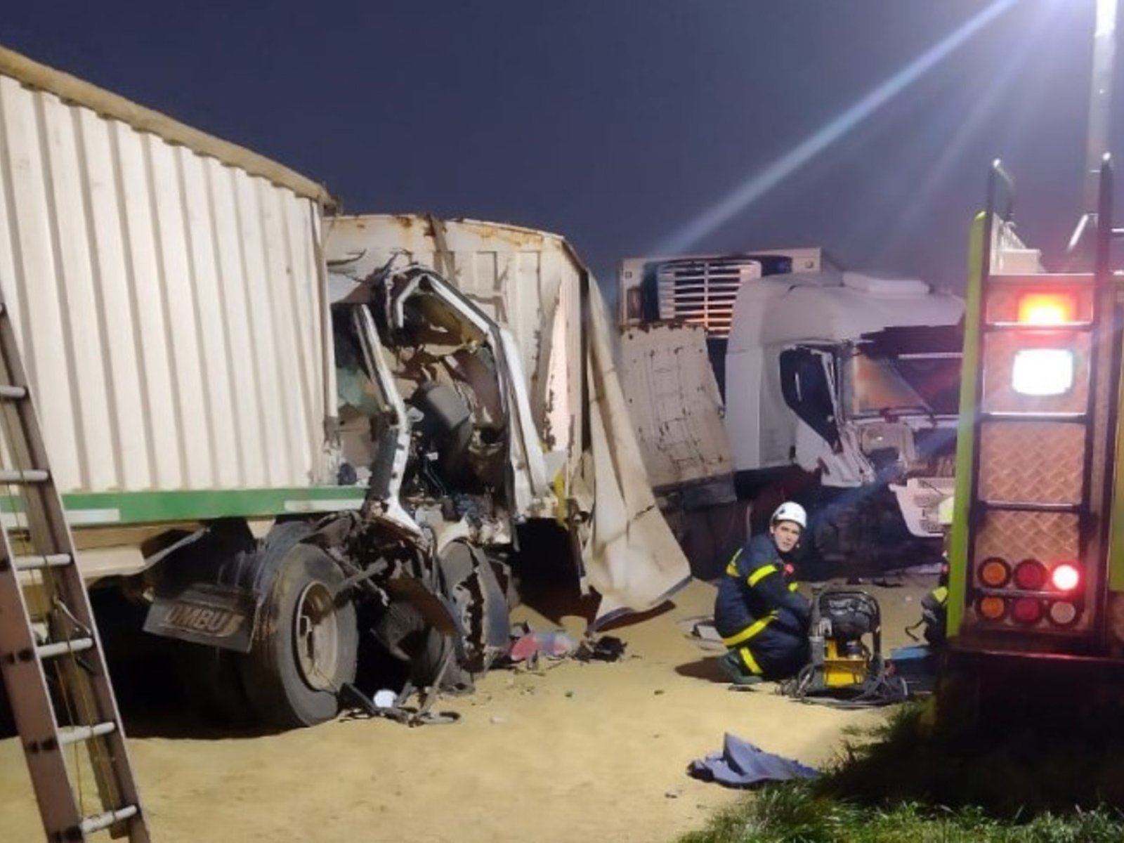 Un choque de cuatro camiones en la ruta 228 y el fatal destino de dos hermanos