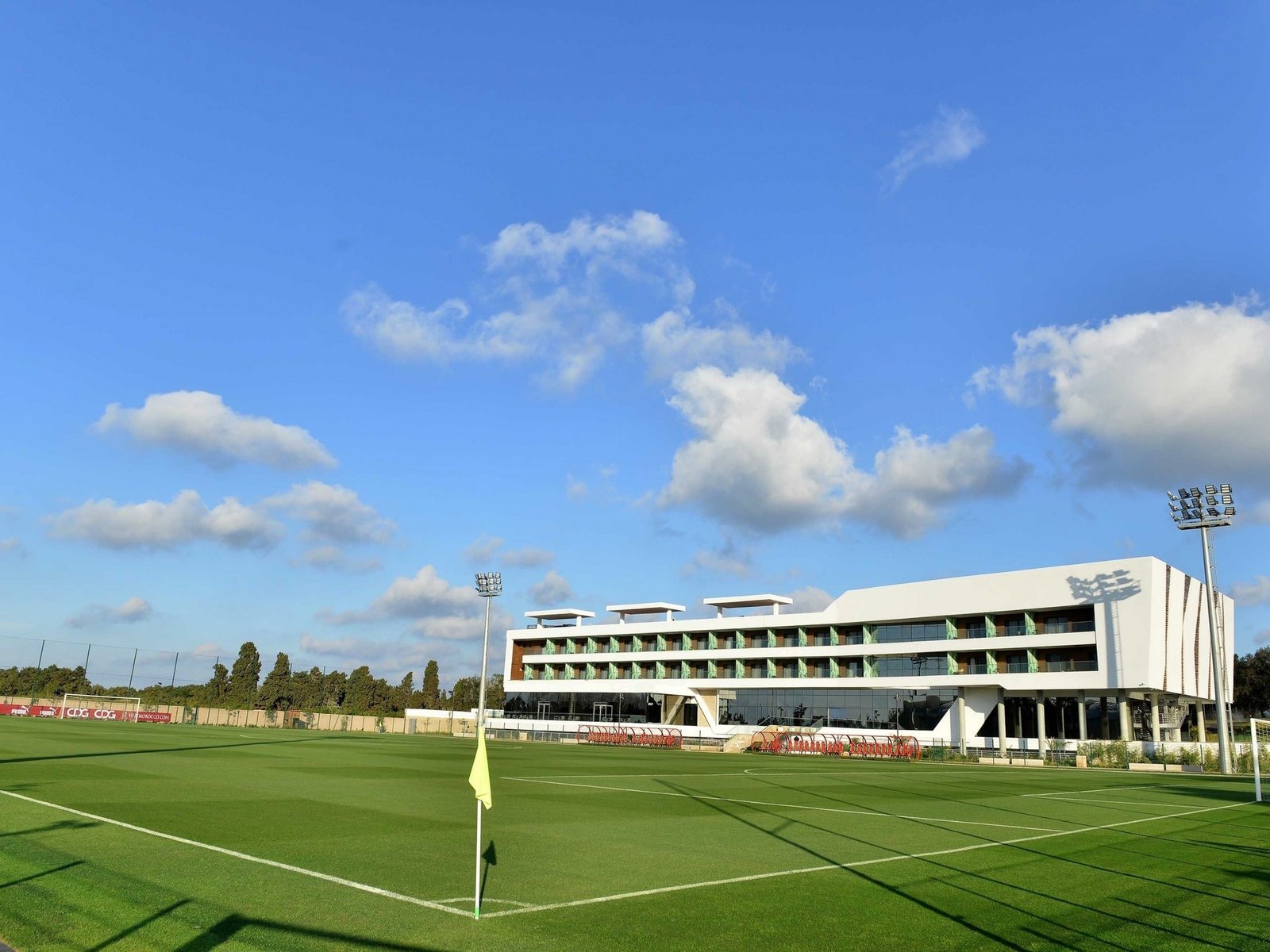 el Complejo de Fútbol Mohammed VI, un predio que costó 75 millones de dólares y es clave en el desarrollo de su selección