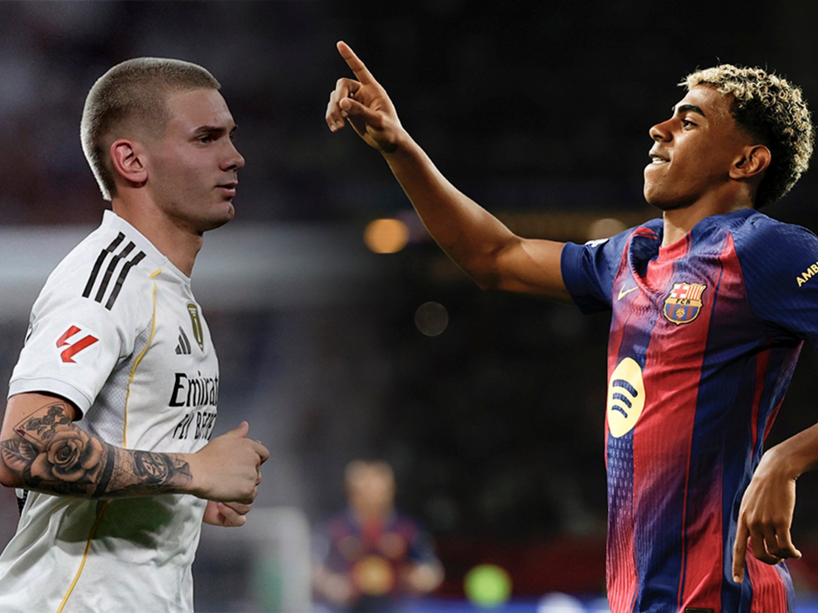 El Real Madrid vs Barcelona también pone frente a frente a Franco Mastantuono y Lamine Yamal, dos joyas con diferente brillo