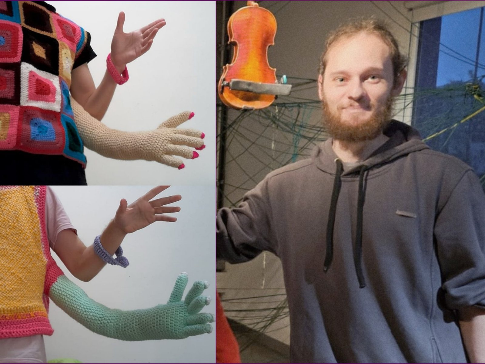 Felipe Berenstein teje alrededor de la obra de Carrie Bencardino en el Malba