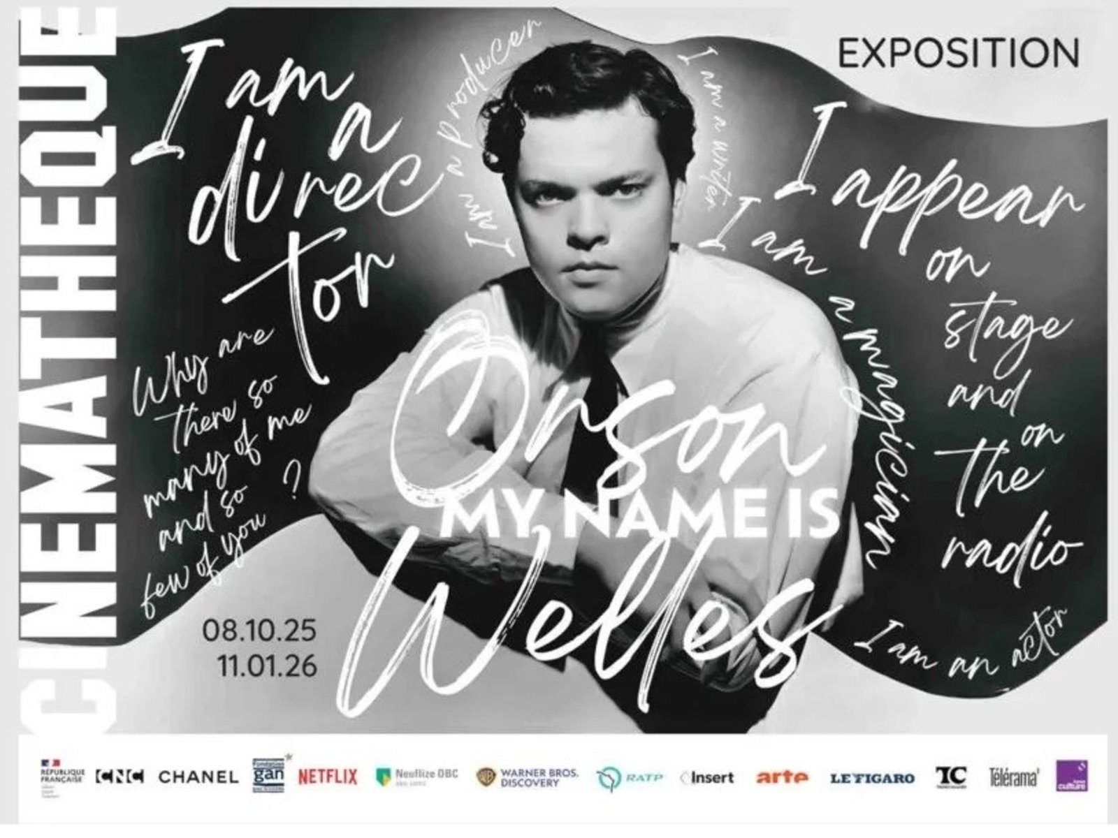 Orson Welles, el gigante del cine de los mil y un talentos, en una exposición en París