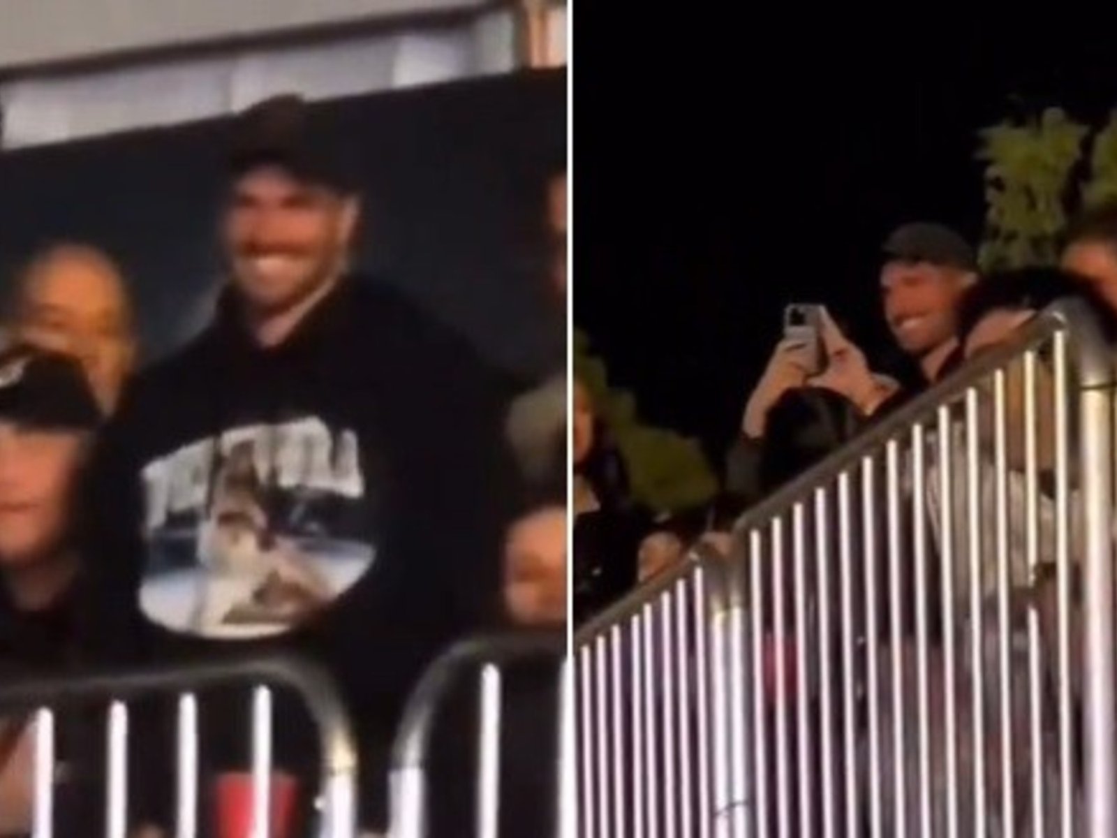 Rodrigo De Paul, presente en el recital de Tini Stoessel: sonrisas, ovación y un particular look