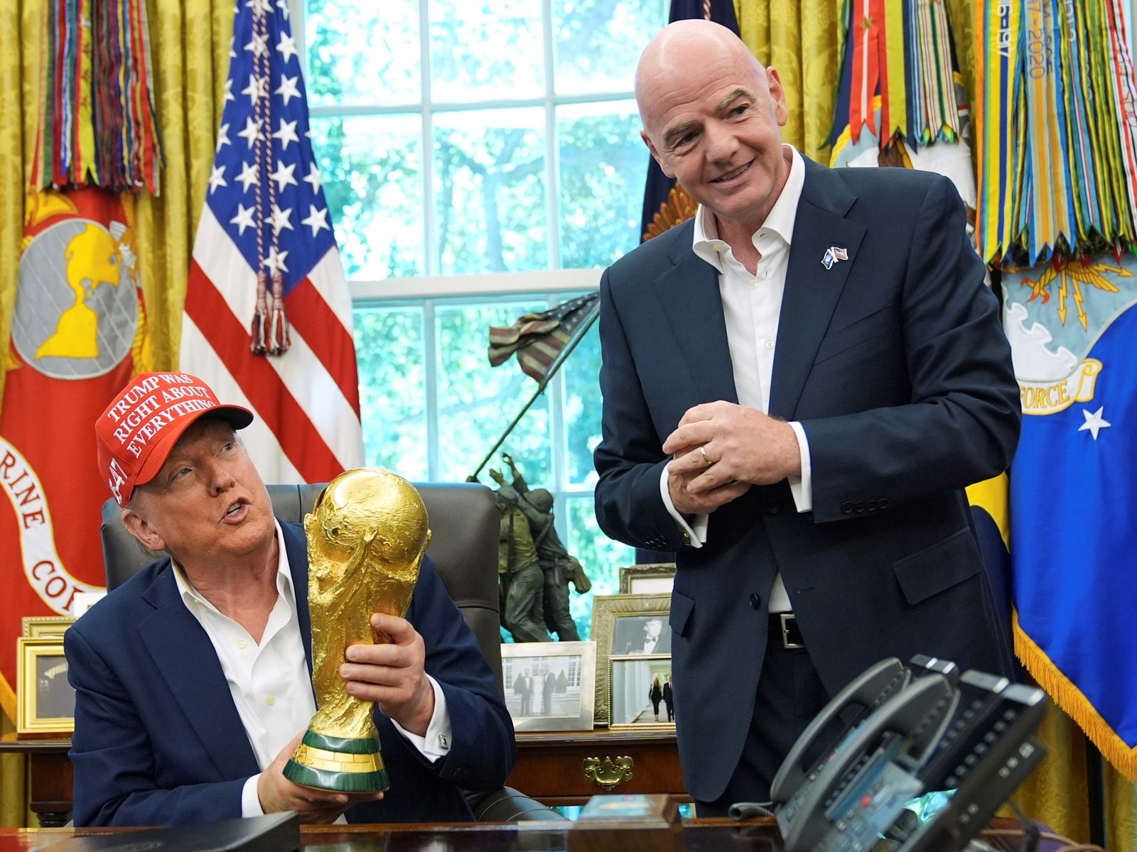 Trump amenazó con dejar a Boston sin sede y advirtió que “llamaría a Infantino”