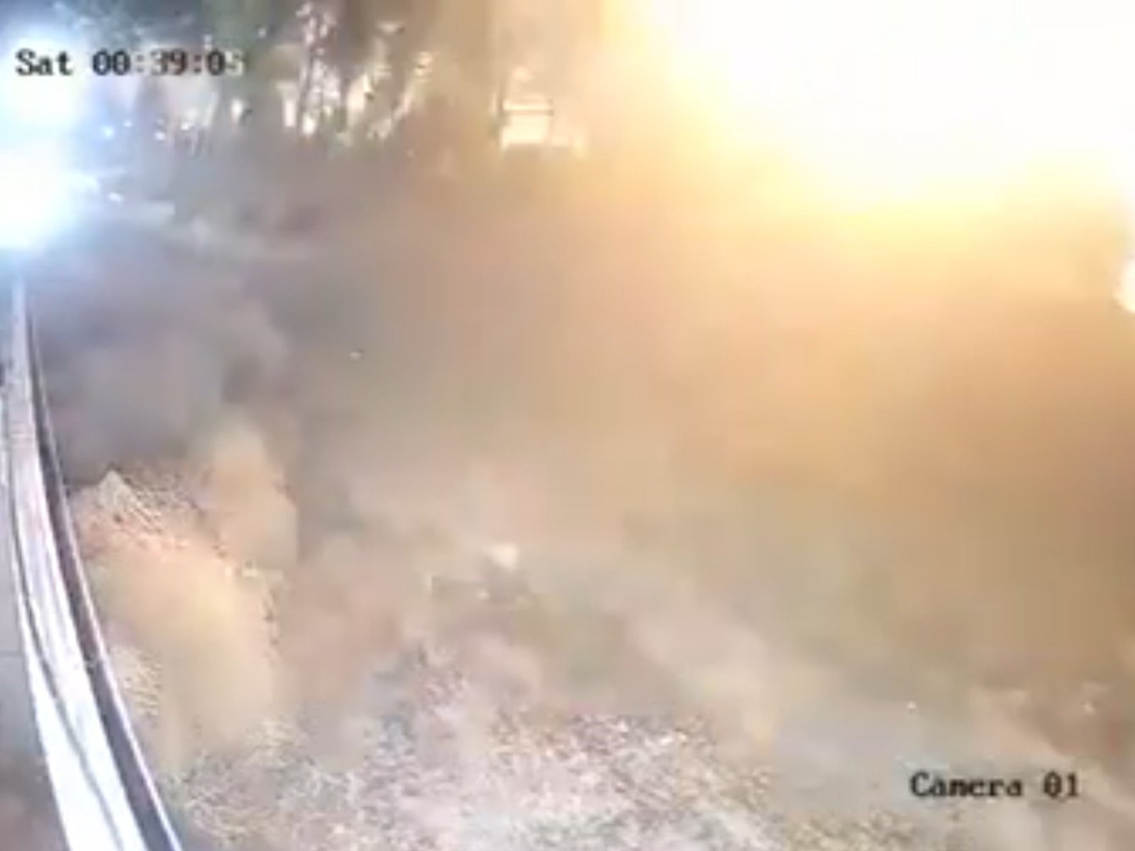 “Un fogonazo de color naranja”