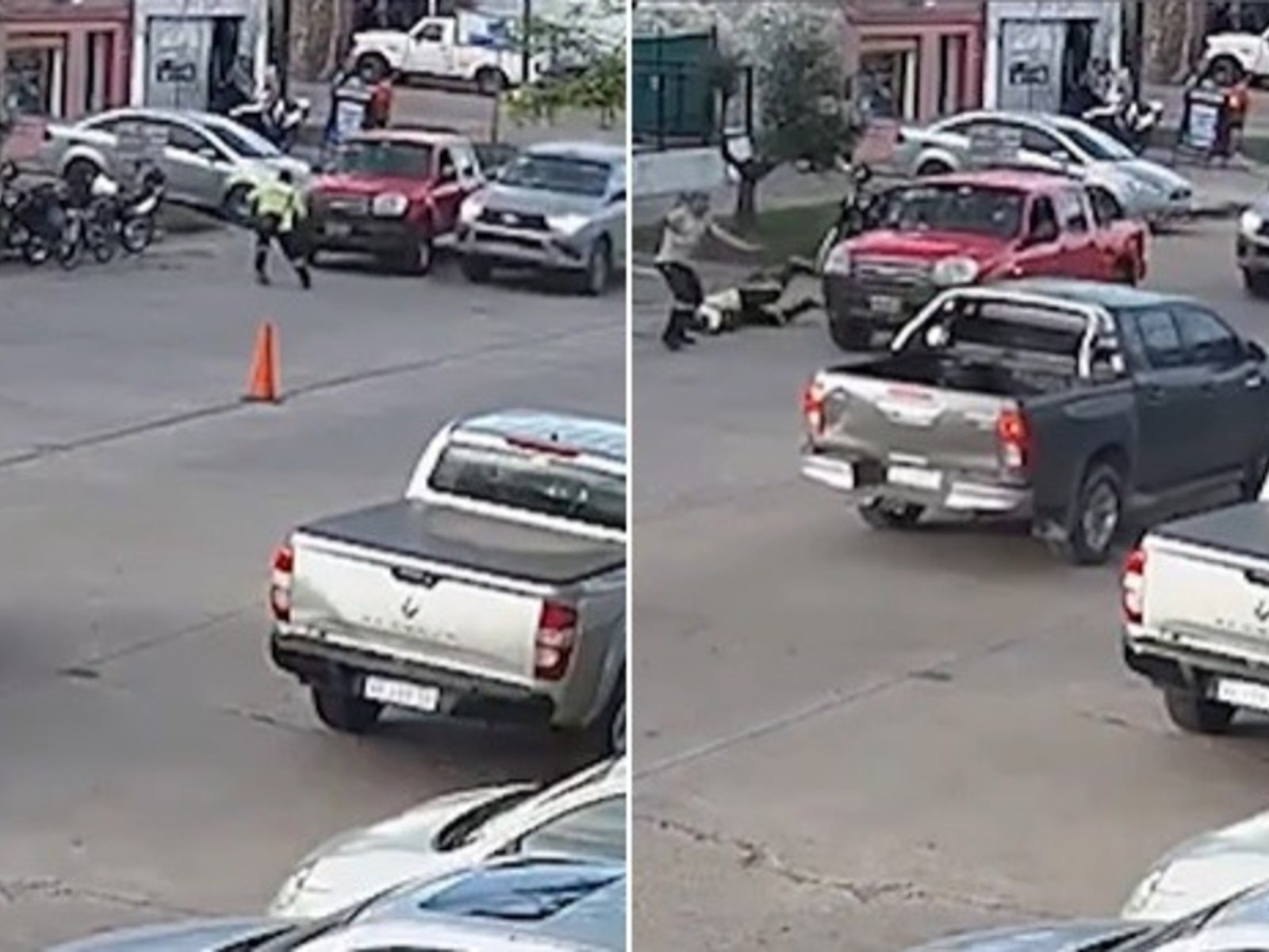 Un joven de 18 años atropelló a un inspector de tránsito para evitar un control y se dio a la fuga