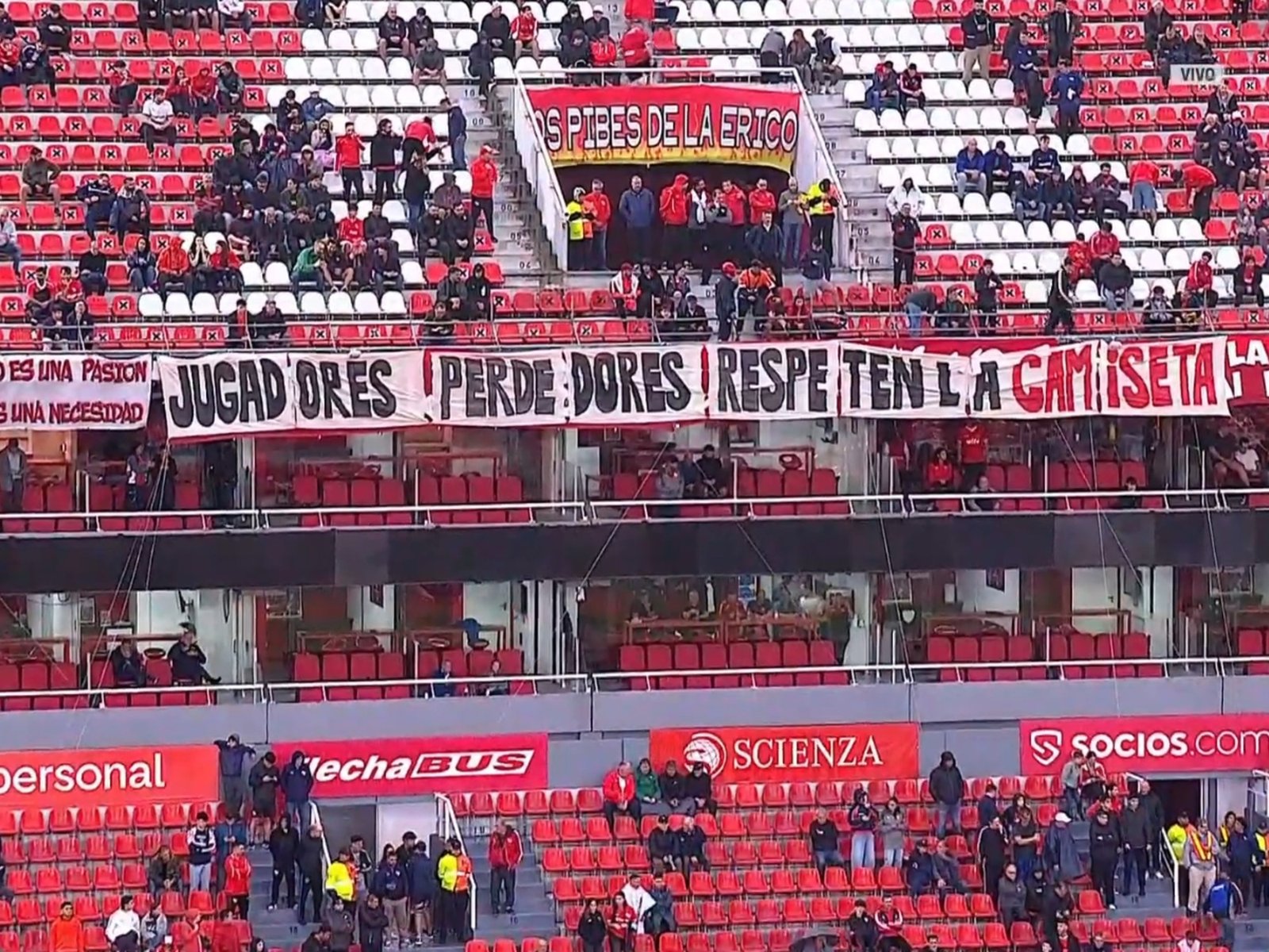 así recibió su gente a Independiente