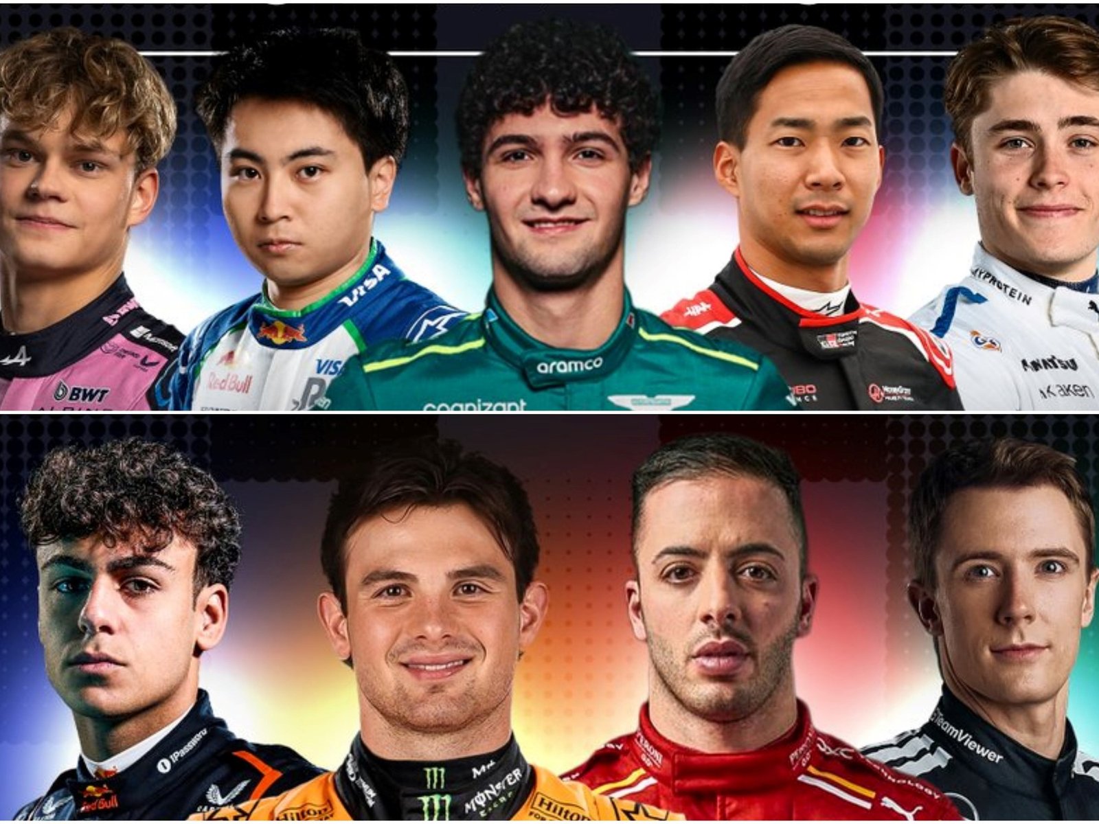 el gran rival de Colapinto, experimentados y promesas, las nuevas caras que se subirán a los F1