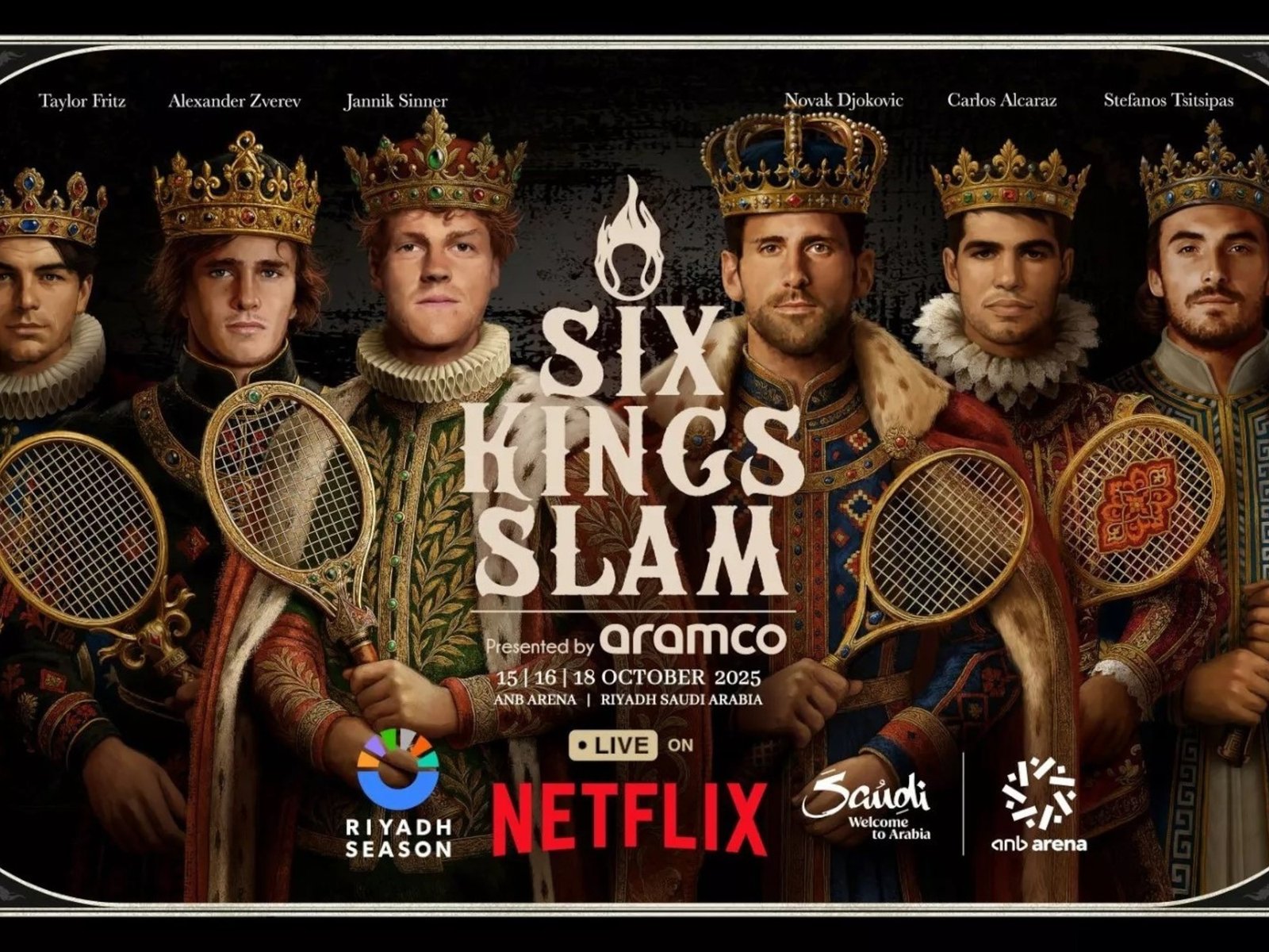 el show del Six Kings Slam en Arabia y el revolucionario UTS con Fran Cerúndolo en Hong Kong