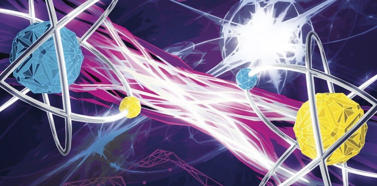 la comparación con una pelota de tenis que atraviesa una pared