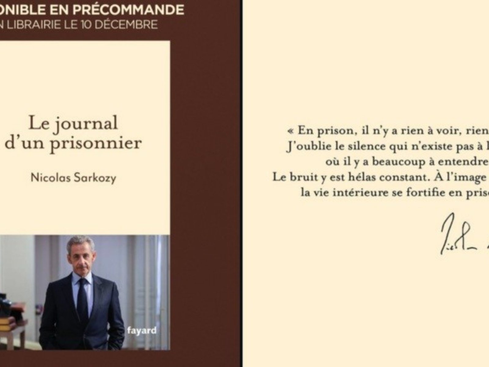 Así es “Diario de un preso”, el libro del expresidente francés Nicolas Sarkozy desde la cárcel