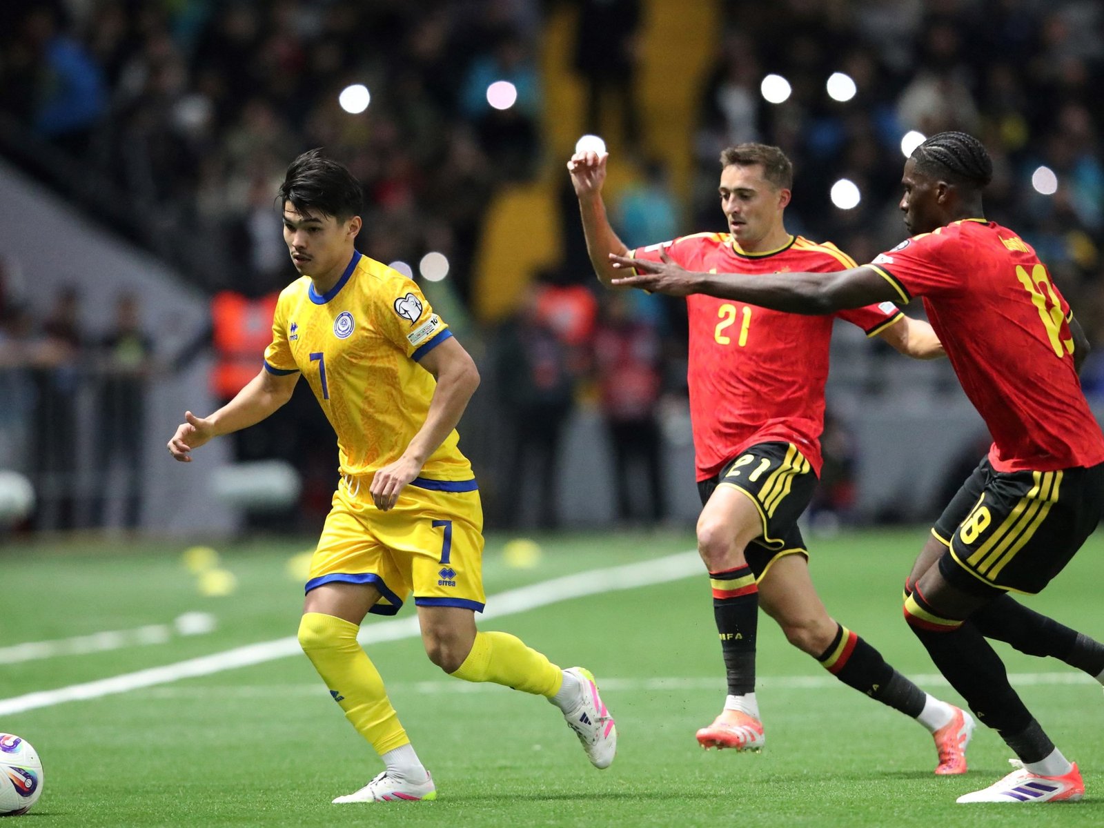 Bélgica no pudo con Kazajistán y tiene que esperar para lograr la clasificación directa al Mundial 2026