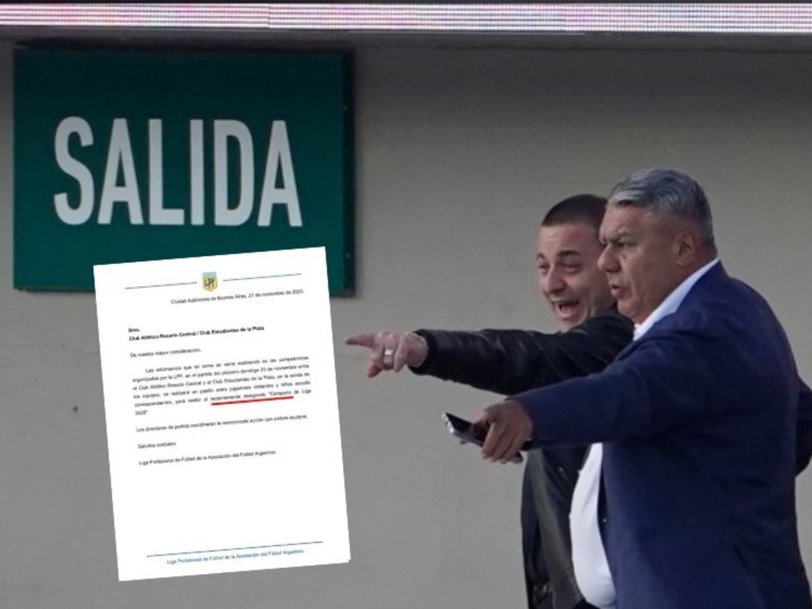 “Designado campeón”, el documento en el que la AFA de Chiqui Tapia reconoce que Rosario Central fue premiado a dedo