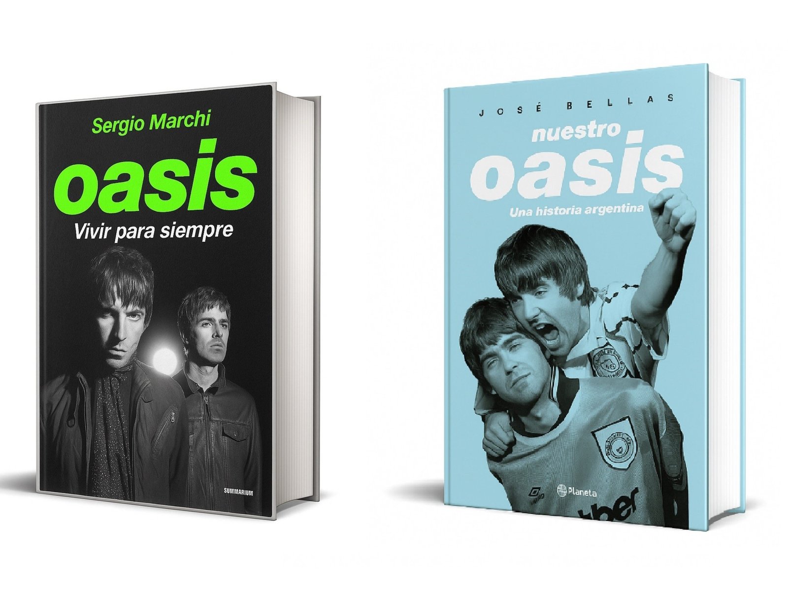 Dos libros para acompañar las presentaciones de Oasis este fin de semana