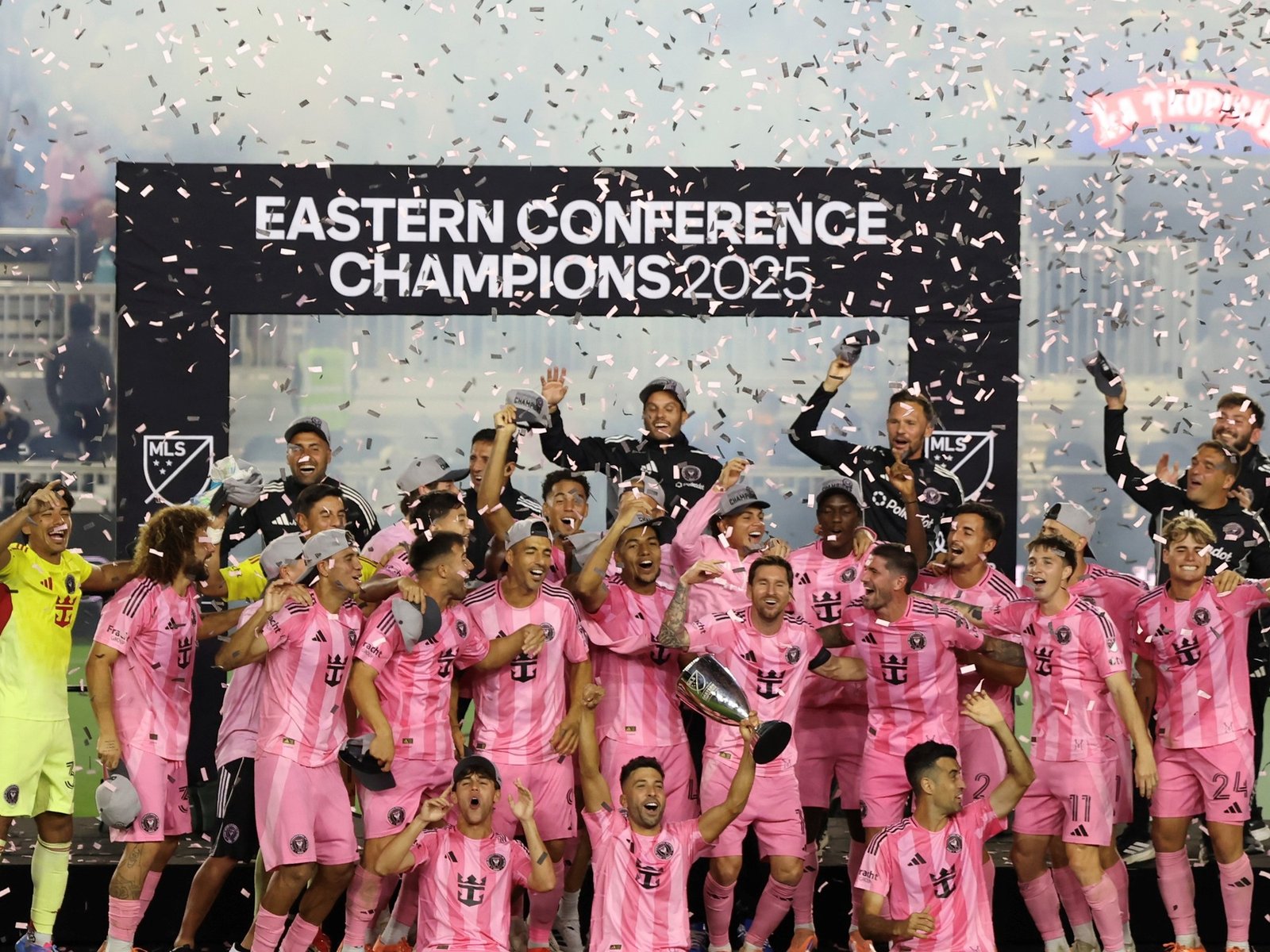 Inter Miami goleó a New York City FC, Messi festejó como un título ser el mejor de la Conferencia Este y ahora jugará la final de la MLS