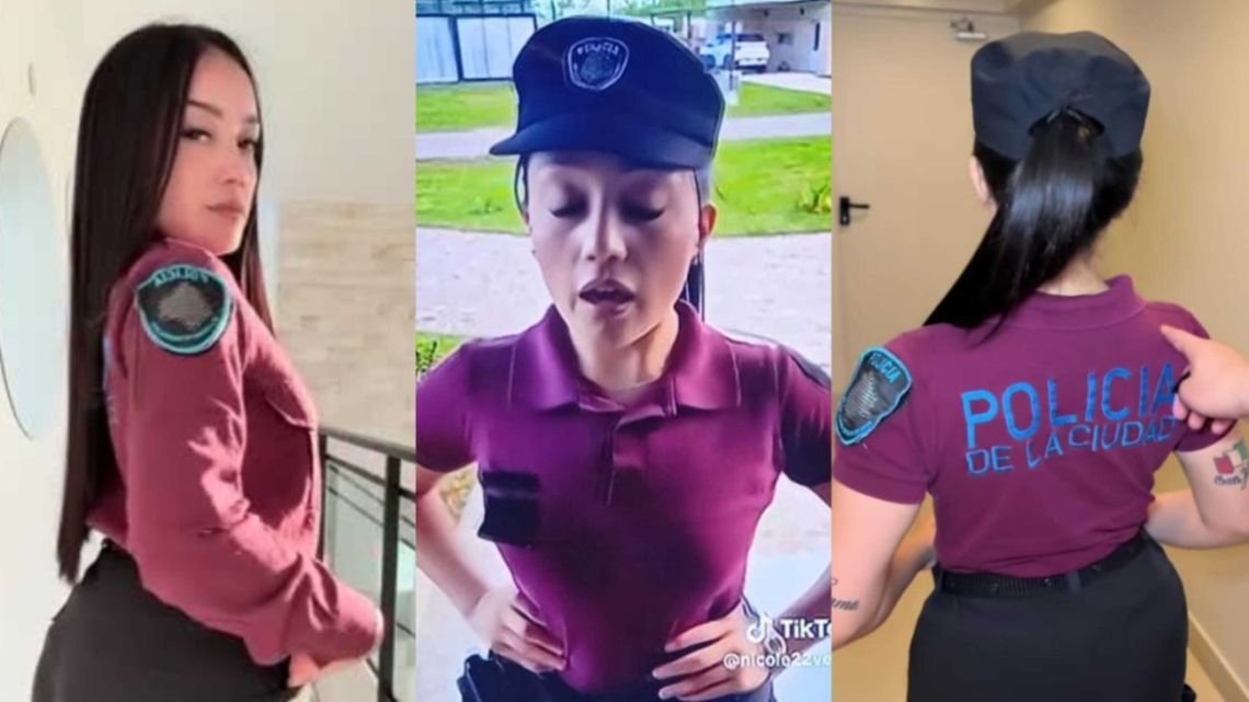 Pasan a disponibilidad a una policía de la Ciudad por subir “contenido hot” a TikTok con el uniforme