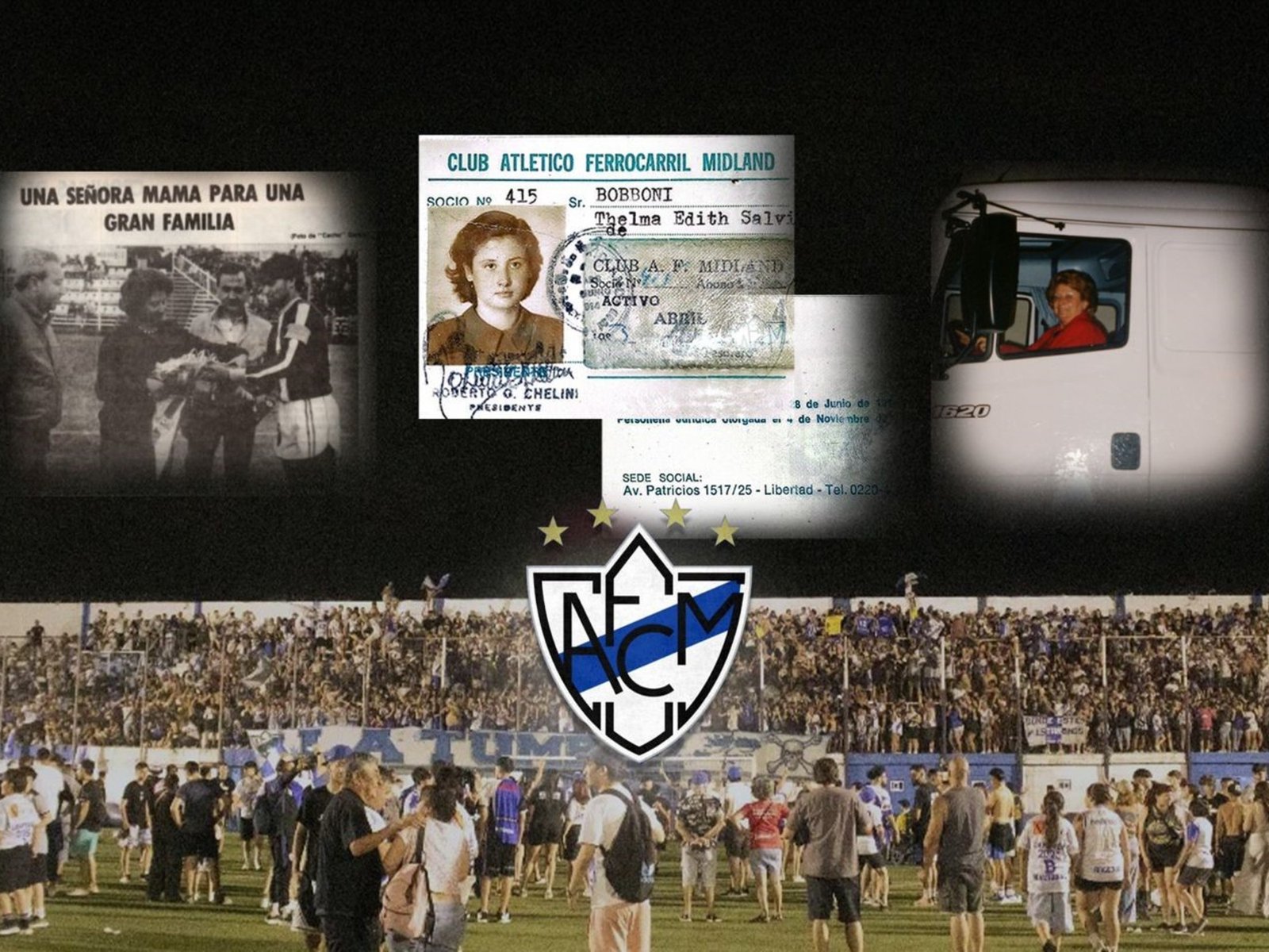 Thelma Edith Salvi, la dama de hierro que hizo grande a Midland, se sentaba en la mesa con Grondona y daba la arenga en el vestuario mirando el techo :: Olé