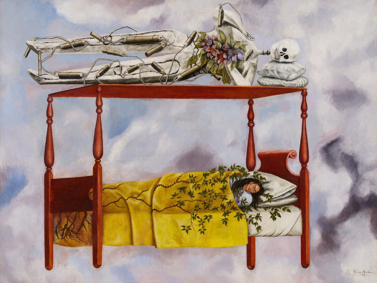 Una pintura de Frida Kahlo se subastó por 54.660.000 dólares y marcó un récord para una obra realizada por una mujer