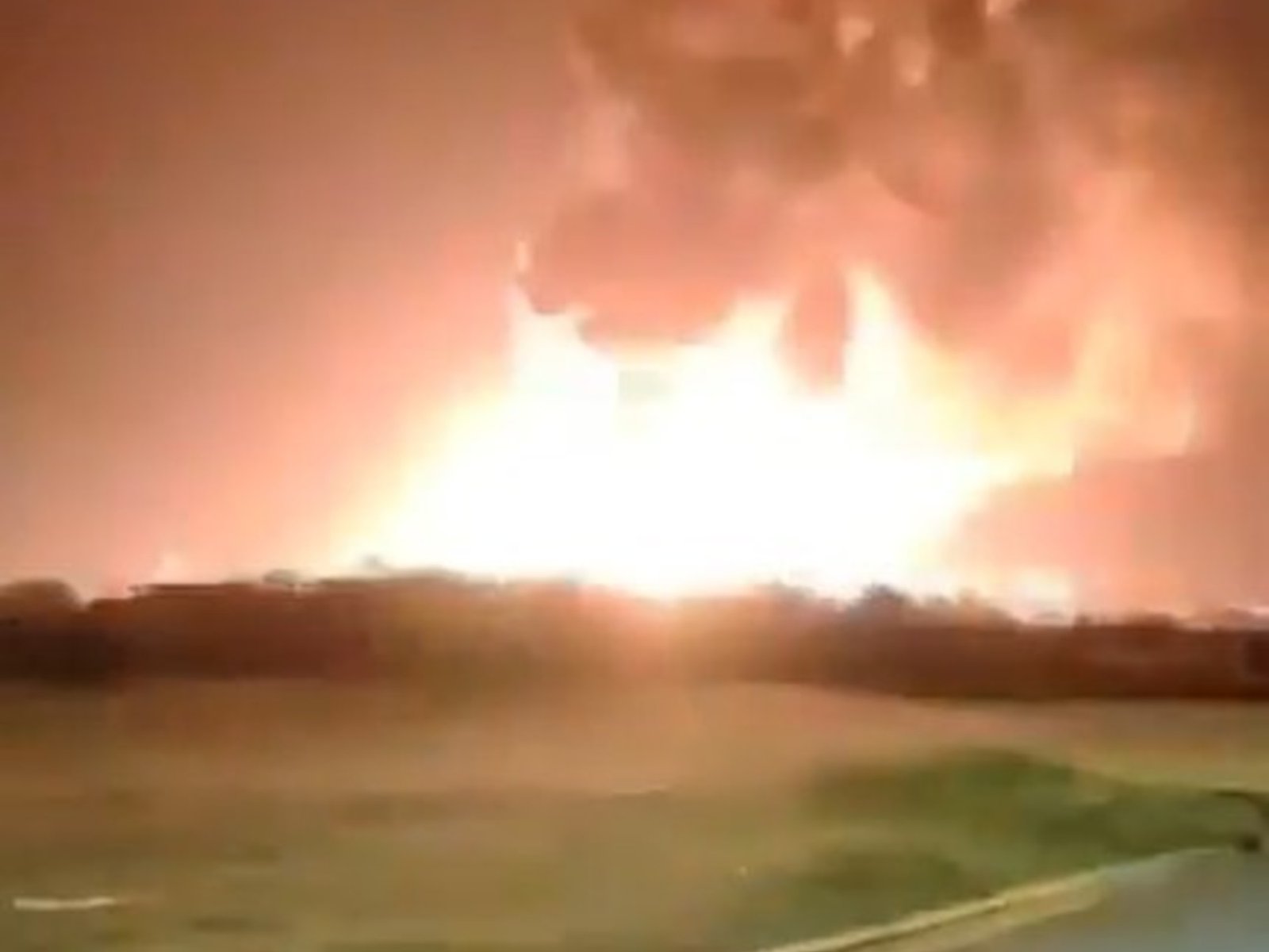 así se sintió la fuerte explosión