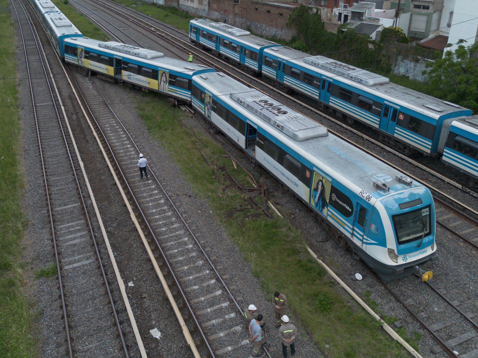 el crudo relato de los testigos del tren que descarriló en Liniers