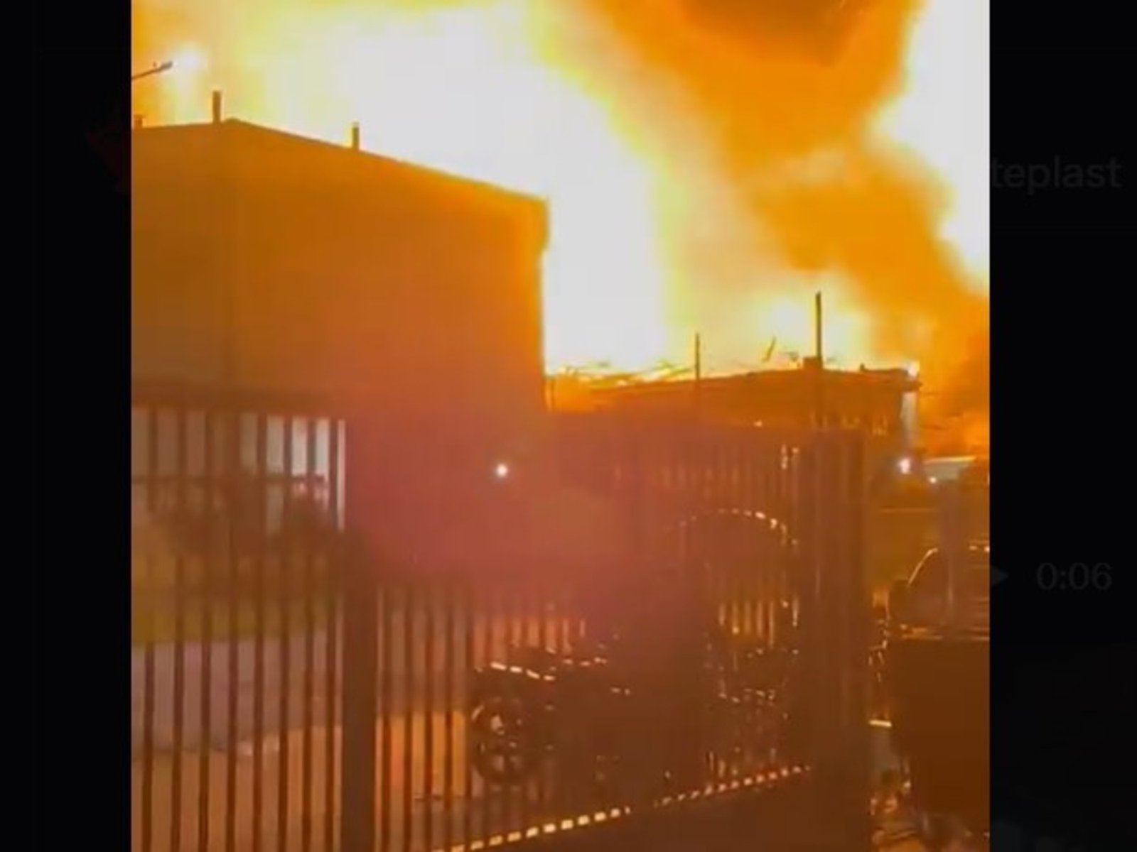 más de una hora de fuego sin control y llamas de 20 metros