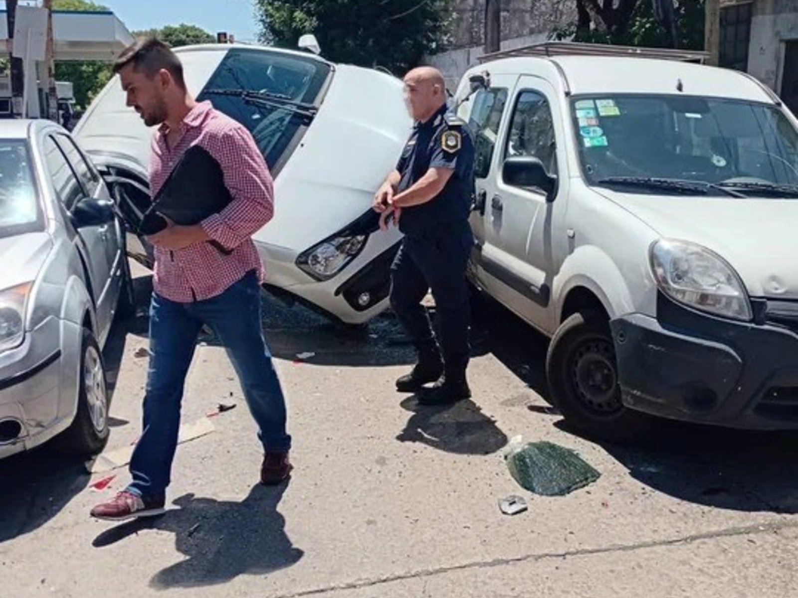 murió un ladrón que viajaba en un auto con pedido de captura