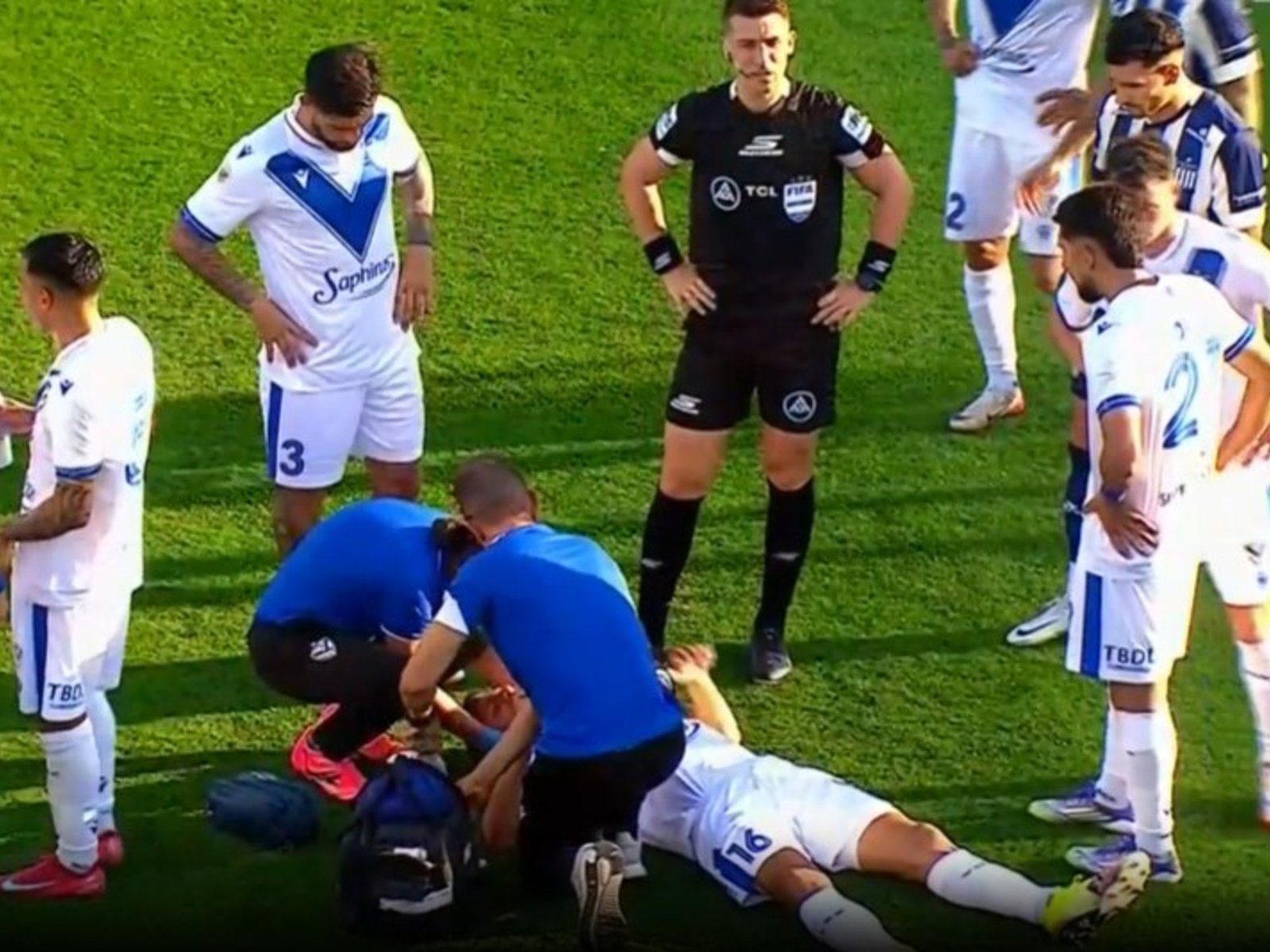 qué dice el parte médico de Vélez