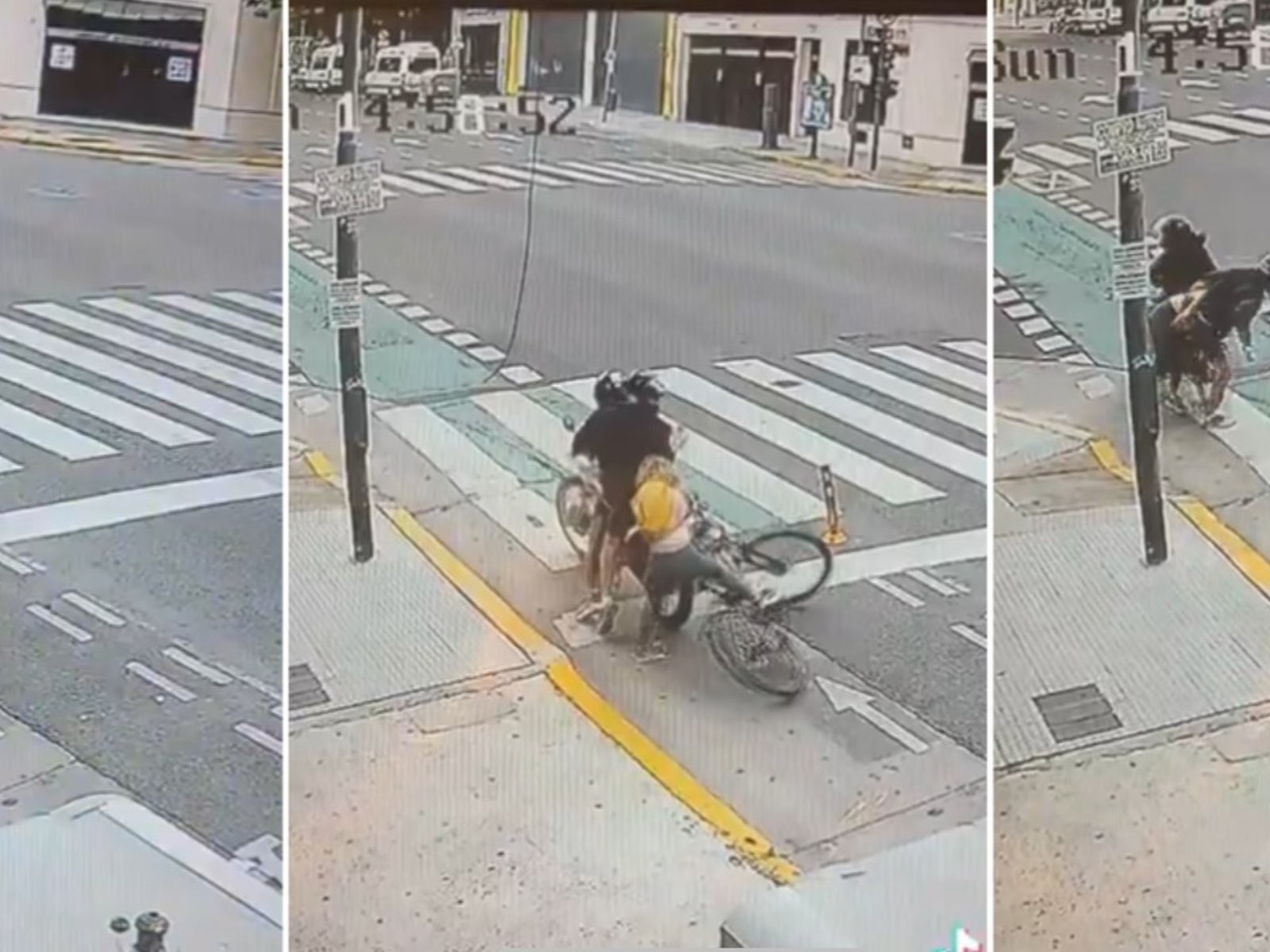 una turista rusa se defendió de un robo en Palermo y retuvo a un motochorro hasta que llegó la Policía