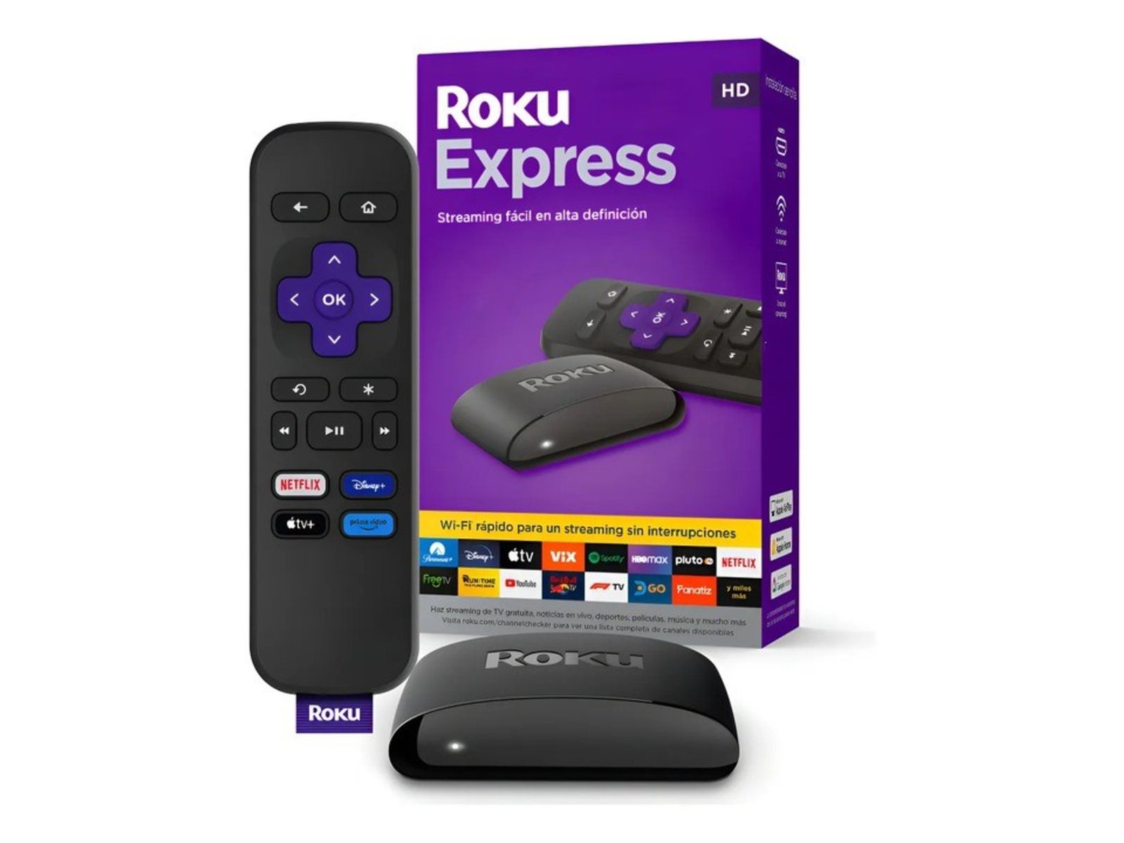 ¡Oferta relámpago en Mercado Libre! Roku Express 3960 Full HD transforma tu televisor en Smart con 52 % OFF :: Olé