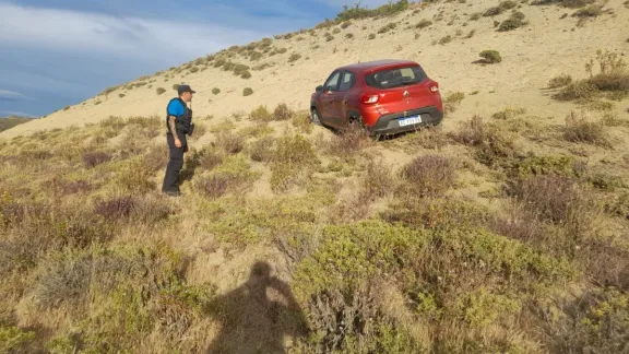 Despiste vehicular en el camino Roque González