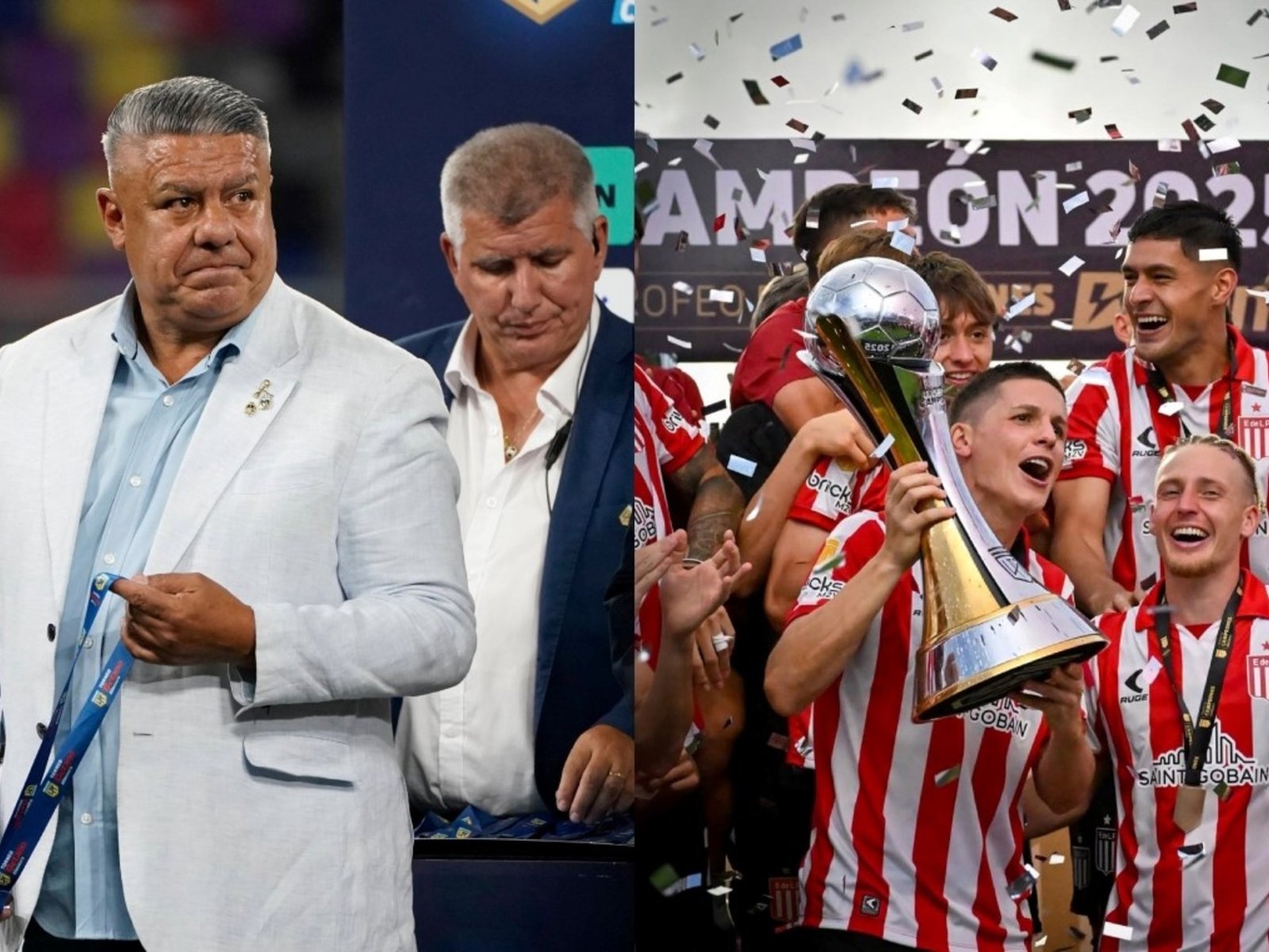 El mensaje de Chiqui Tapia para Estudiantes tras la consagración en el Trofeo de Campeones :: Olé