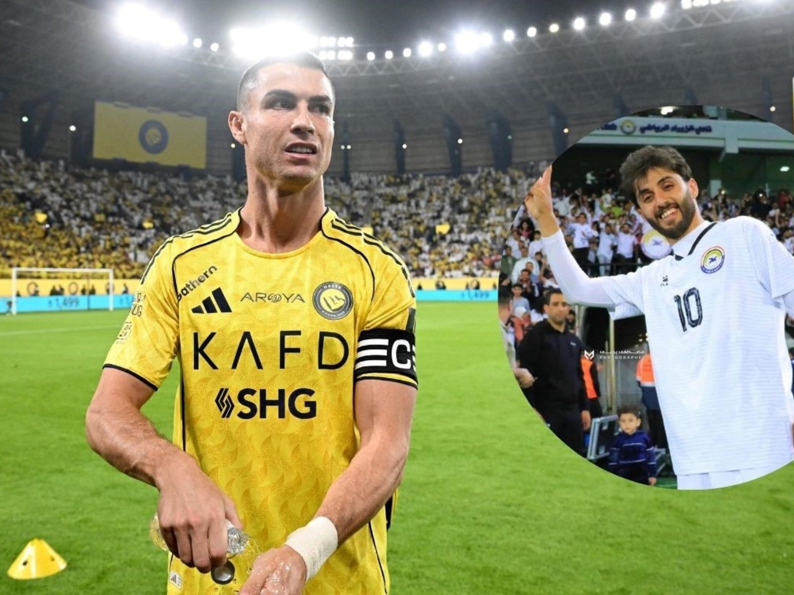 La chicana del iraquí rival de Cristiano Ronaldo: “Juego contra el segundo mejor del mundo” :: Olé