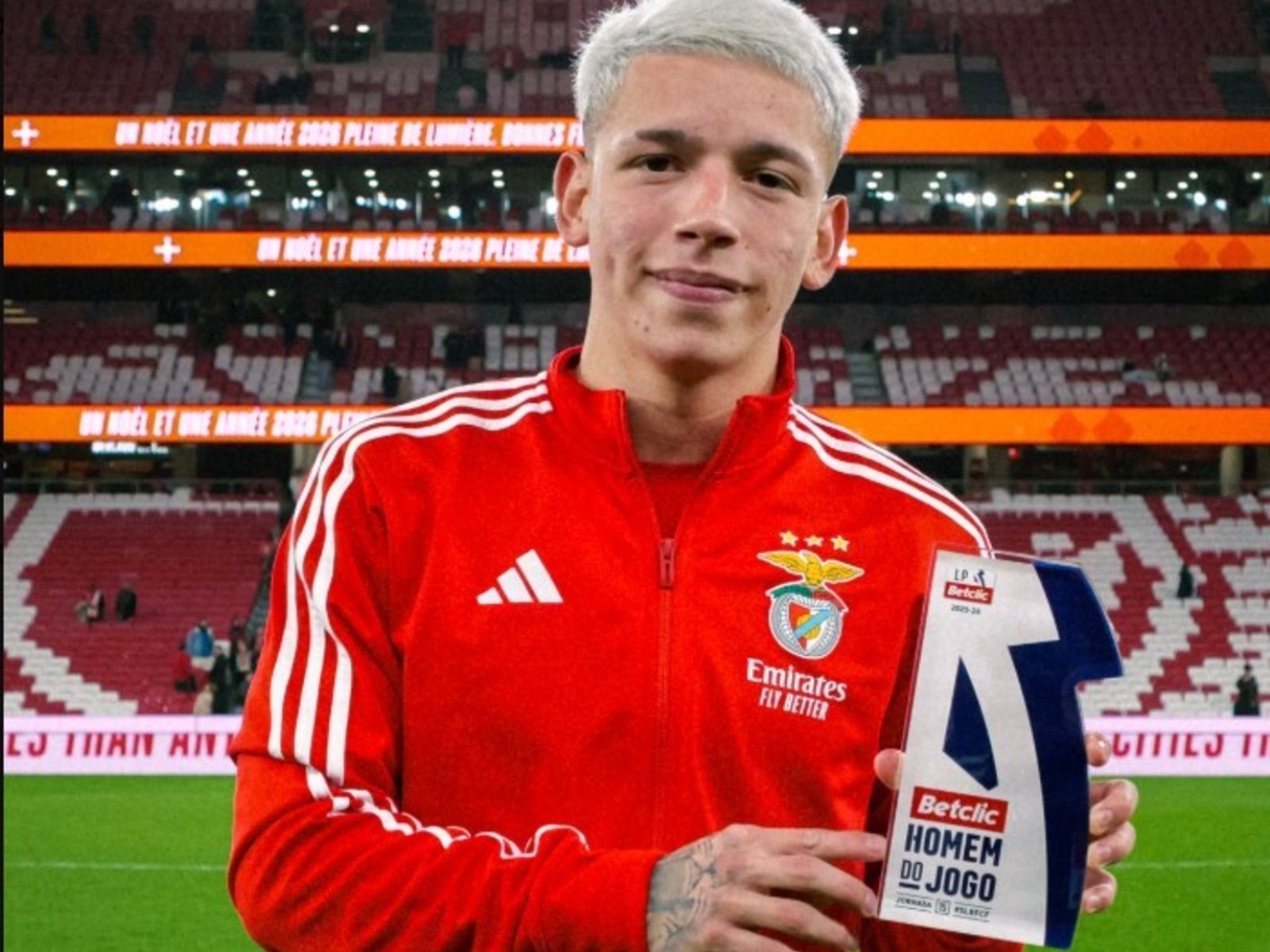 Lo quería River, la rompió en Benfica: Prestianni se hace fuerte en Portugal :: Olé