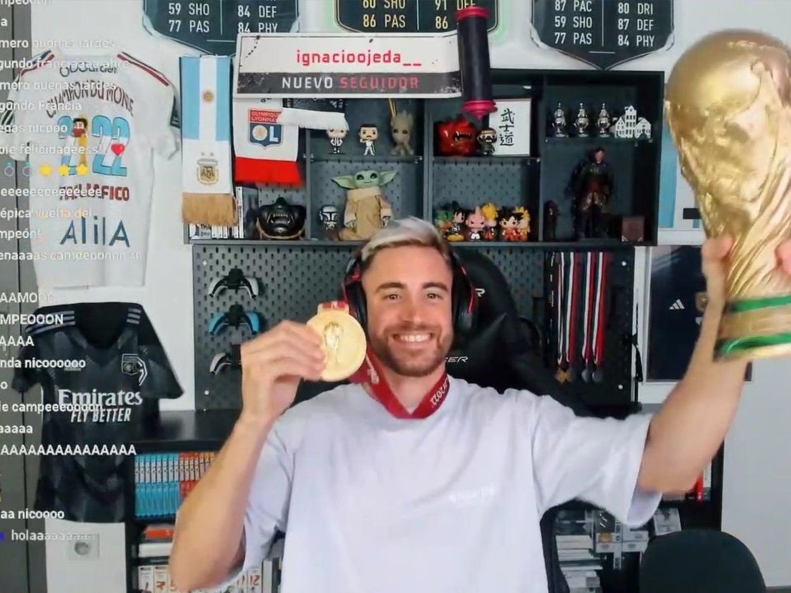 Nicolás Tagliafico reaccionó en vivo al sorteo del Mundial 2026 y analizó a los rivales de Argentina: “Son tres equipos ganables”