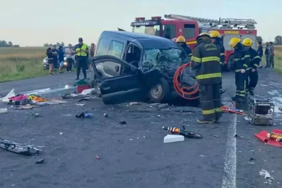 Una pareja fallecida y su hija de 13 años herida tras colisión frontal sobre Ruta 3